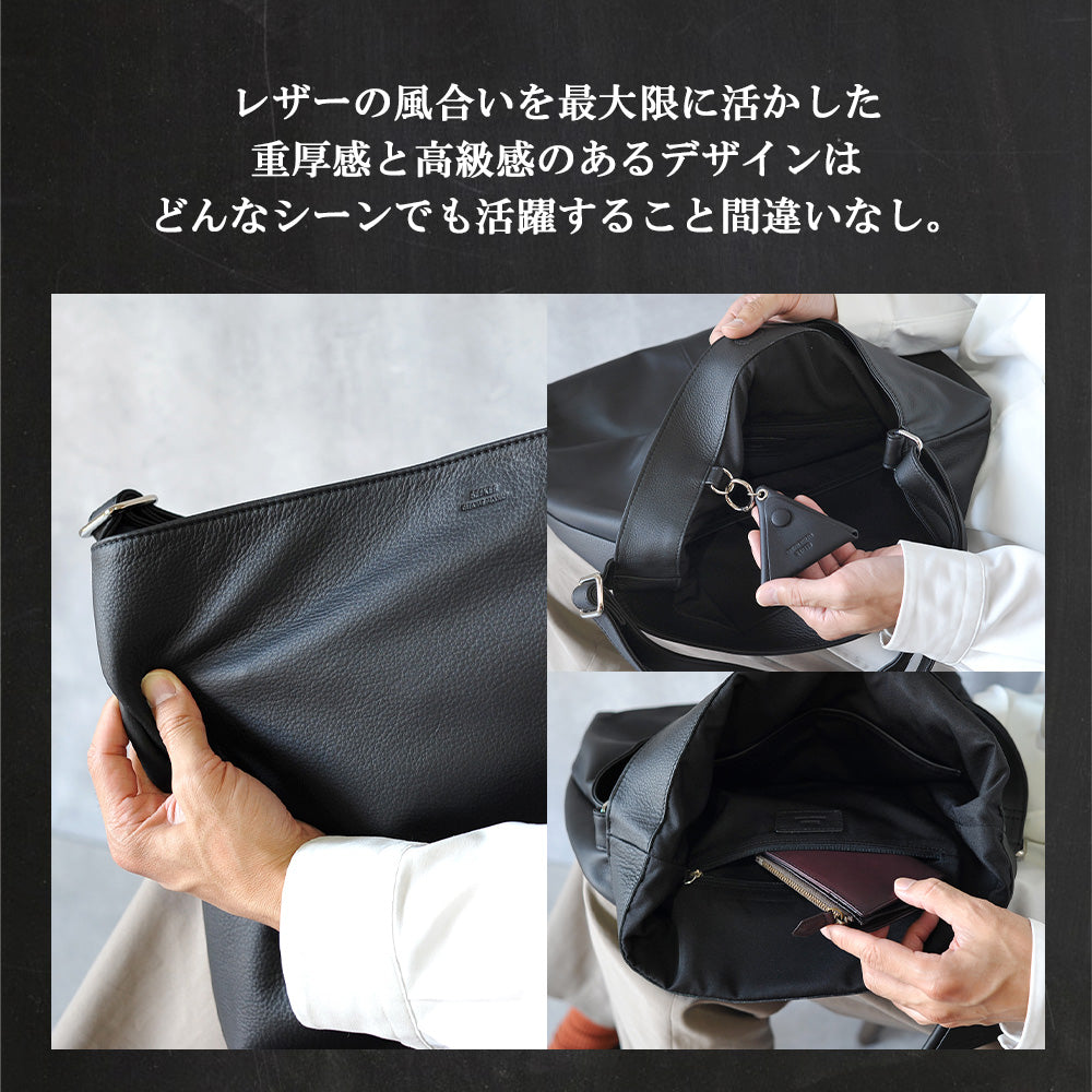 シーカー SEEKER MATTE ソフトレザービッグショルダー （ライム） ライム