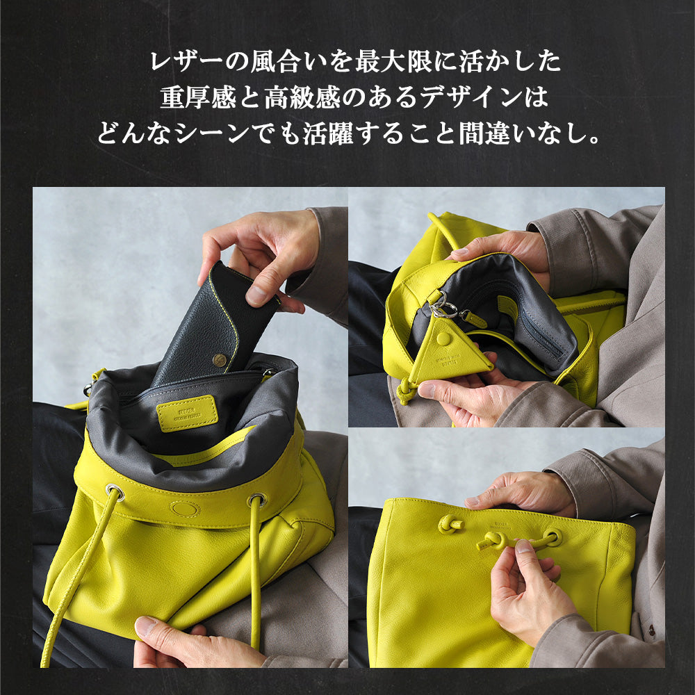 シーカー SEEKER MATTE ソフトレザーカジュアルミニトート （ブラック） ブラック