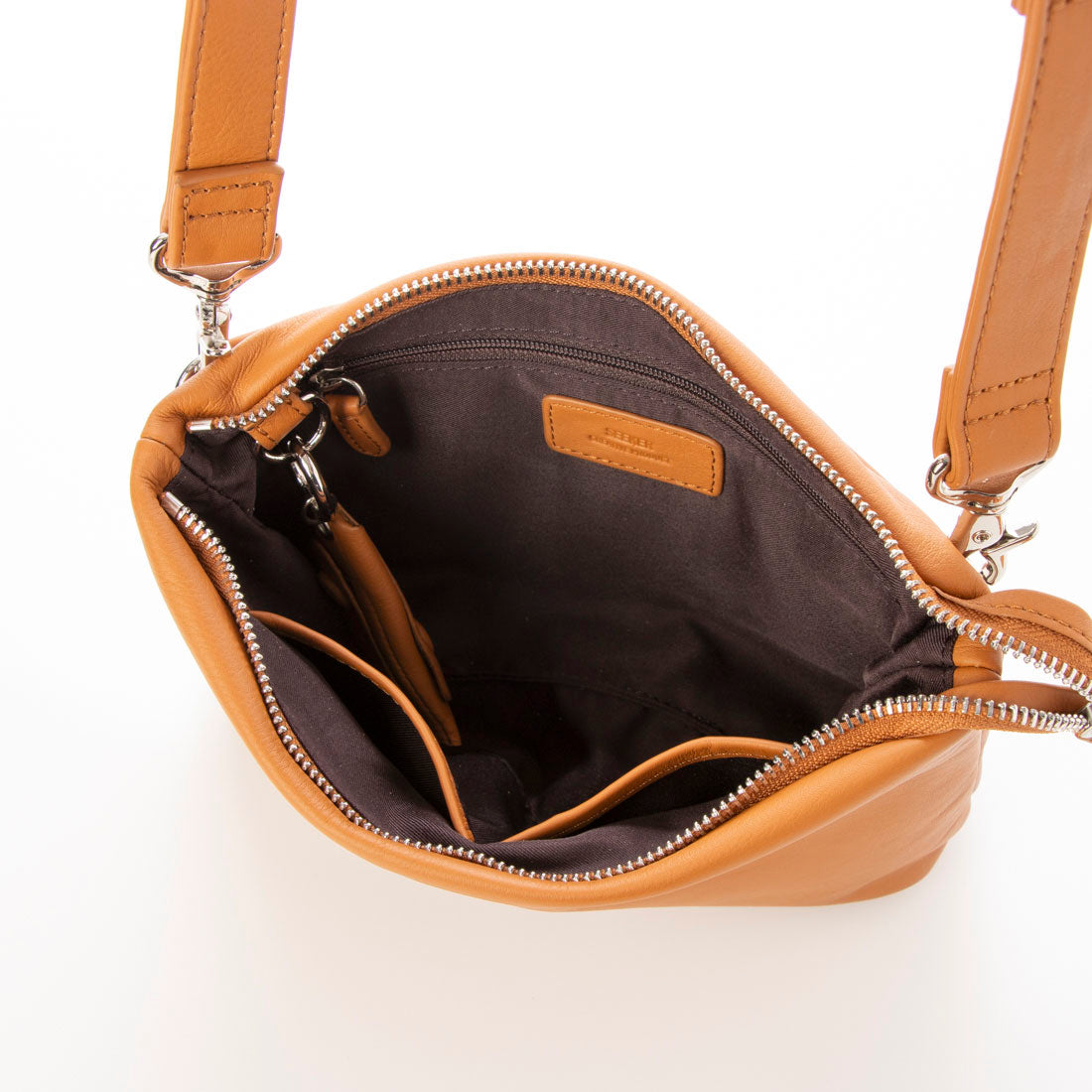 シーカー SEEKER MATTE ソフトレザー ボンディング2WAYミニショルダー （キャメル） キャメル