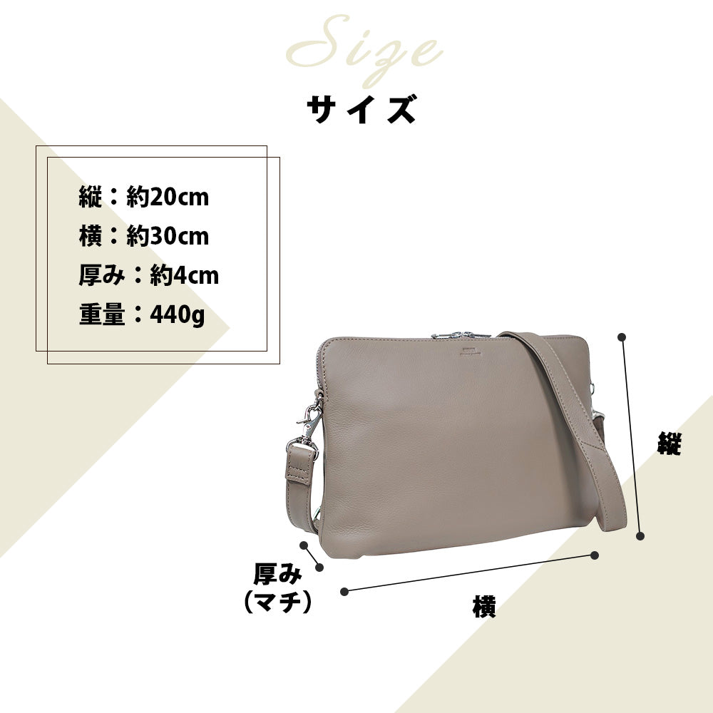 シーカー SEEKER MATTE ソフトレザー ボンディング2WAYロールショルダー （ネイビー） ネイビー