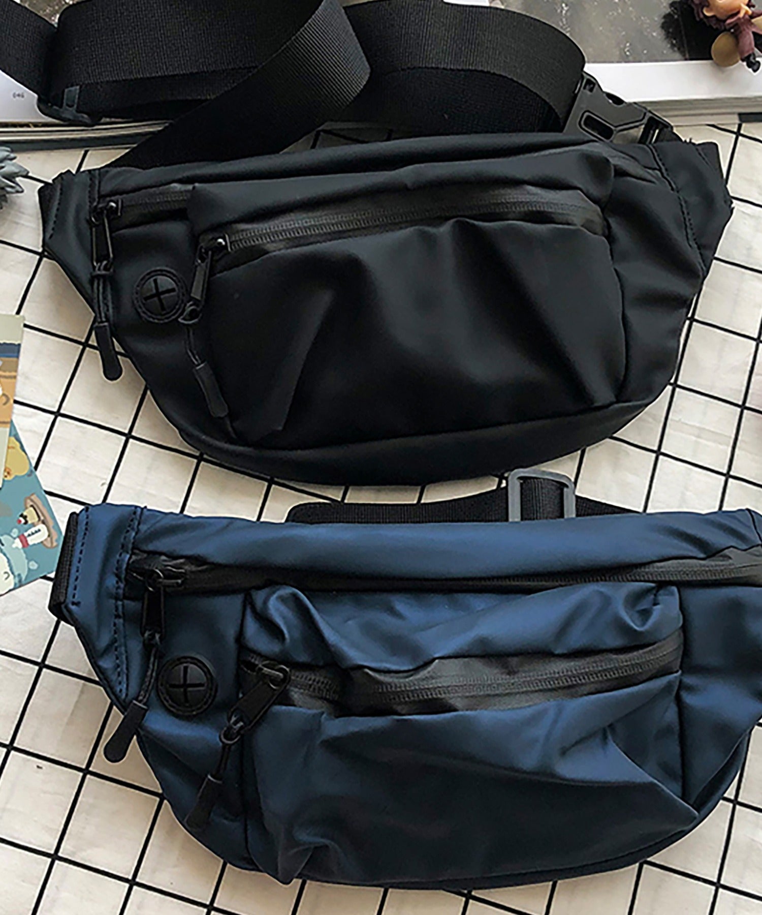 ボディバッグ ショルダーバッグ バッグ クロスボディショルダーバッグ 鞄 ヘッドフォンジャック付 SCCH028 （NVY） NVY
