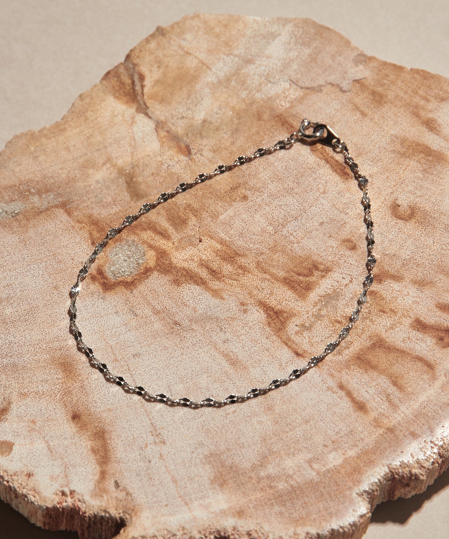 セットアップセブン SETUP7 Petal chain bracelet ペタルチェーンブレスレット NKS （シルバー） シルバー