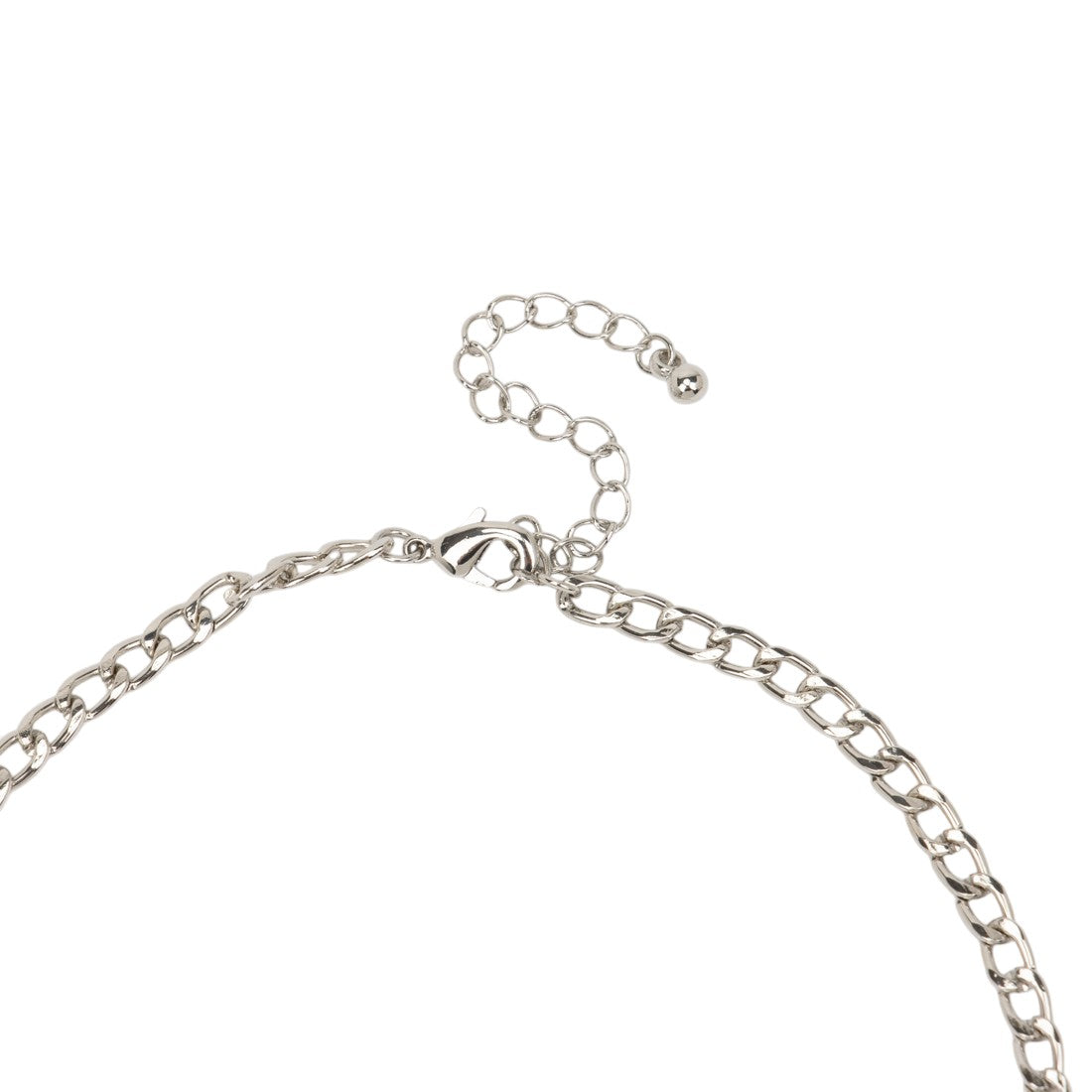 セットアップセブン SETUP7 ネックレス Awesome ニッケルフリー メタル ライン プレート キヘイチェーン ショートネックレス （シルバー） シルバー