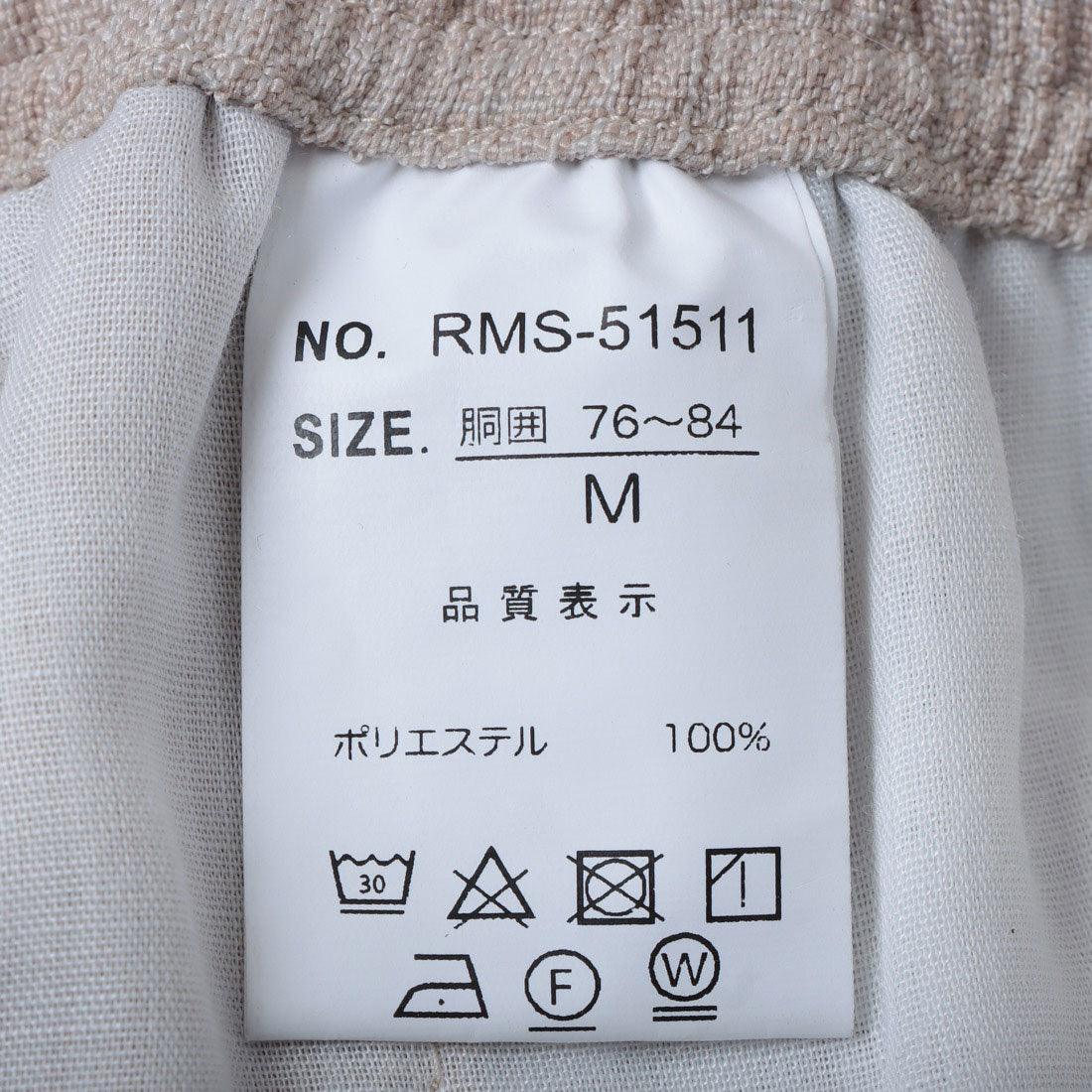セットアップセブン SETUP7 【SETUP7】エステルスラブ麻タッチイージーアンクルパンツ RMS-51511 MES （ベージュ） ベージュ