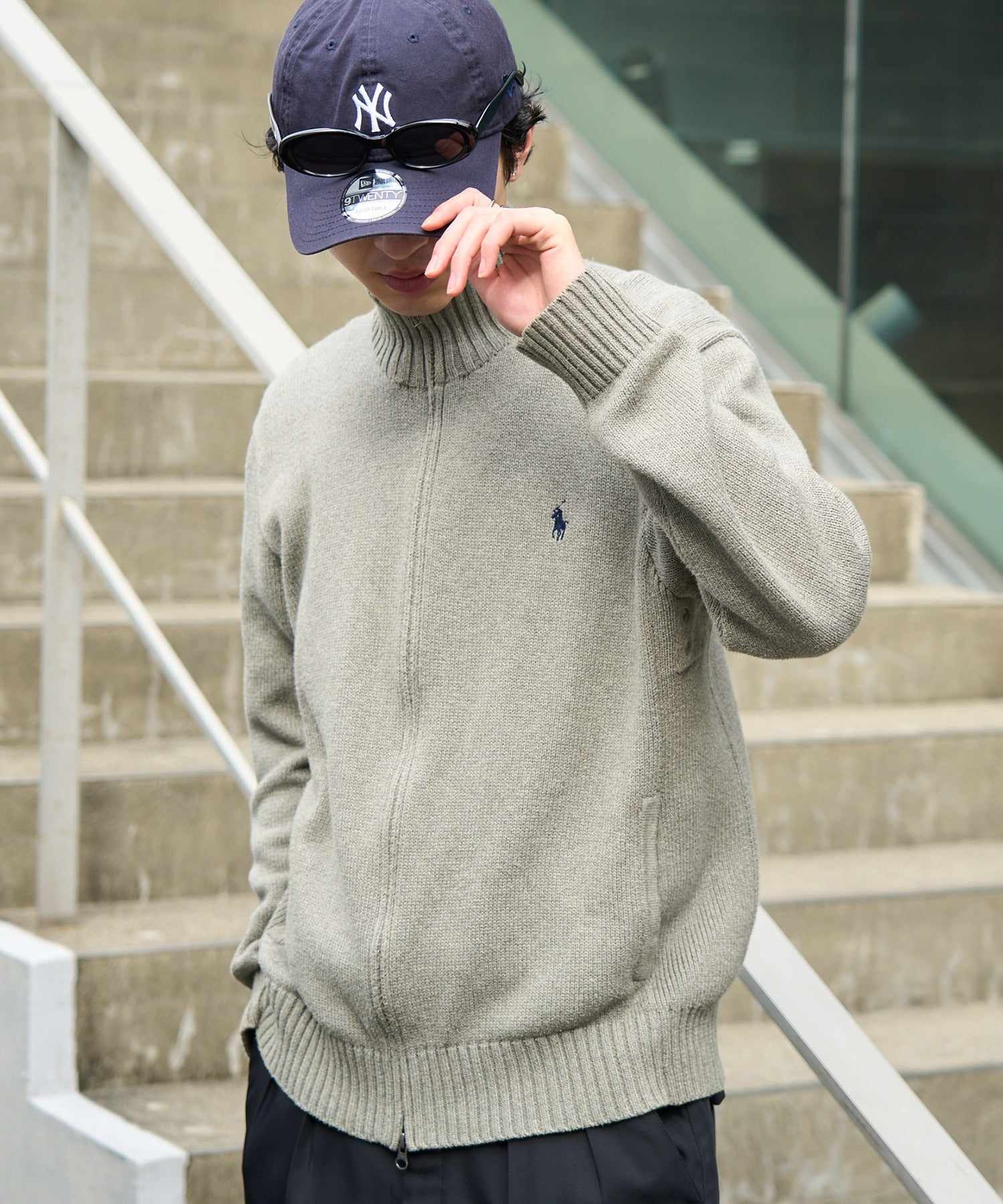 セットアップセブン SETUP7 オーバルデザインサングラス TY8502 （ブラック） ブラック