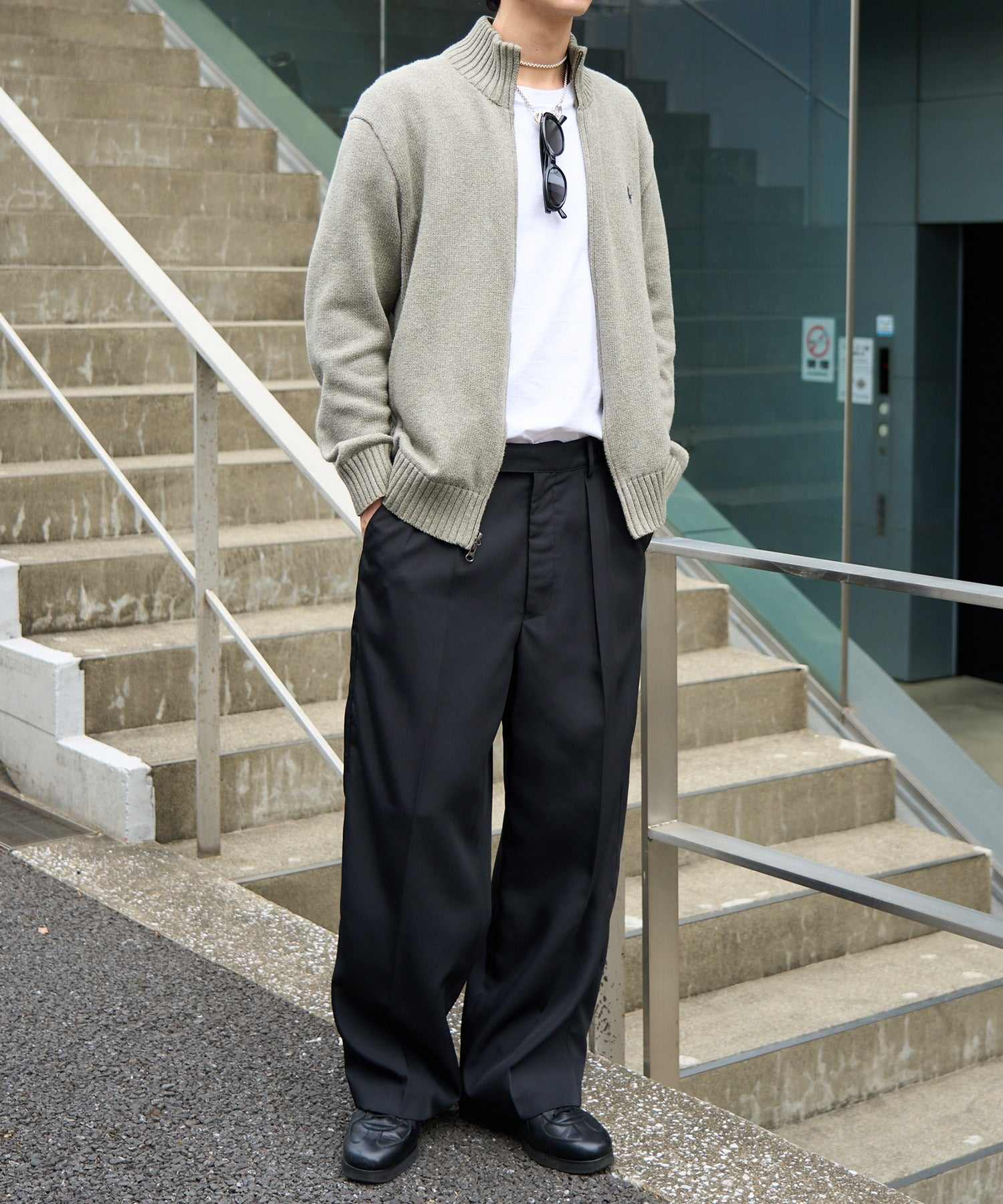 セットアップセブン SETUP7 オーバルデザインサングラス TY8502 （ブラック） ブラック