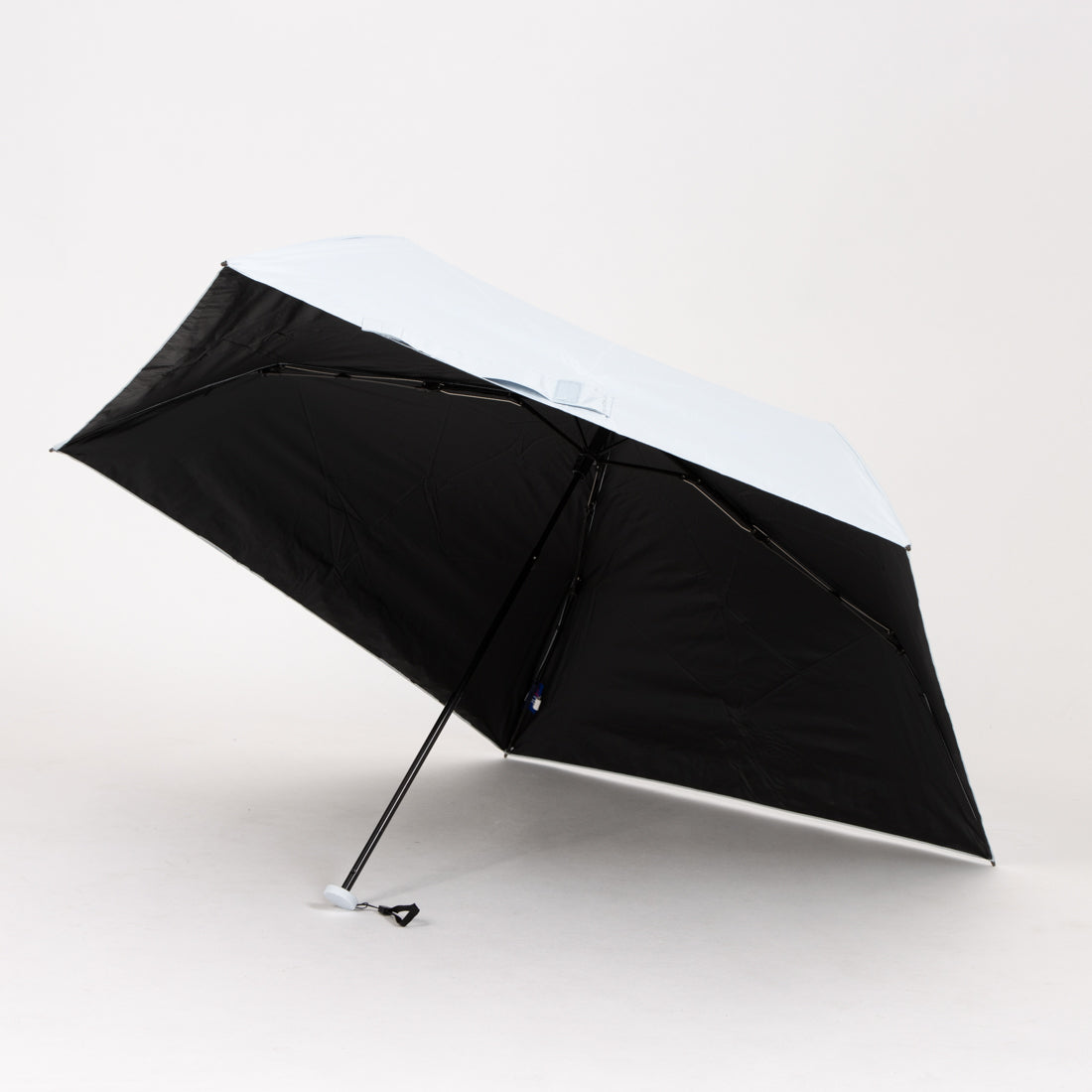 セットアップセブン SETUP7 UVAir＋ 超軽量 晴雨兼用折りたたみ傘 50㎝ （サックスブルー） サックスブルー
