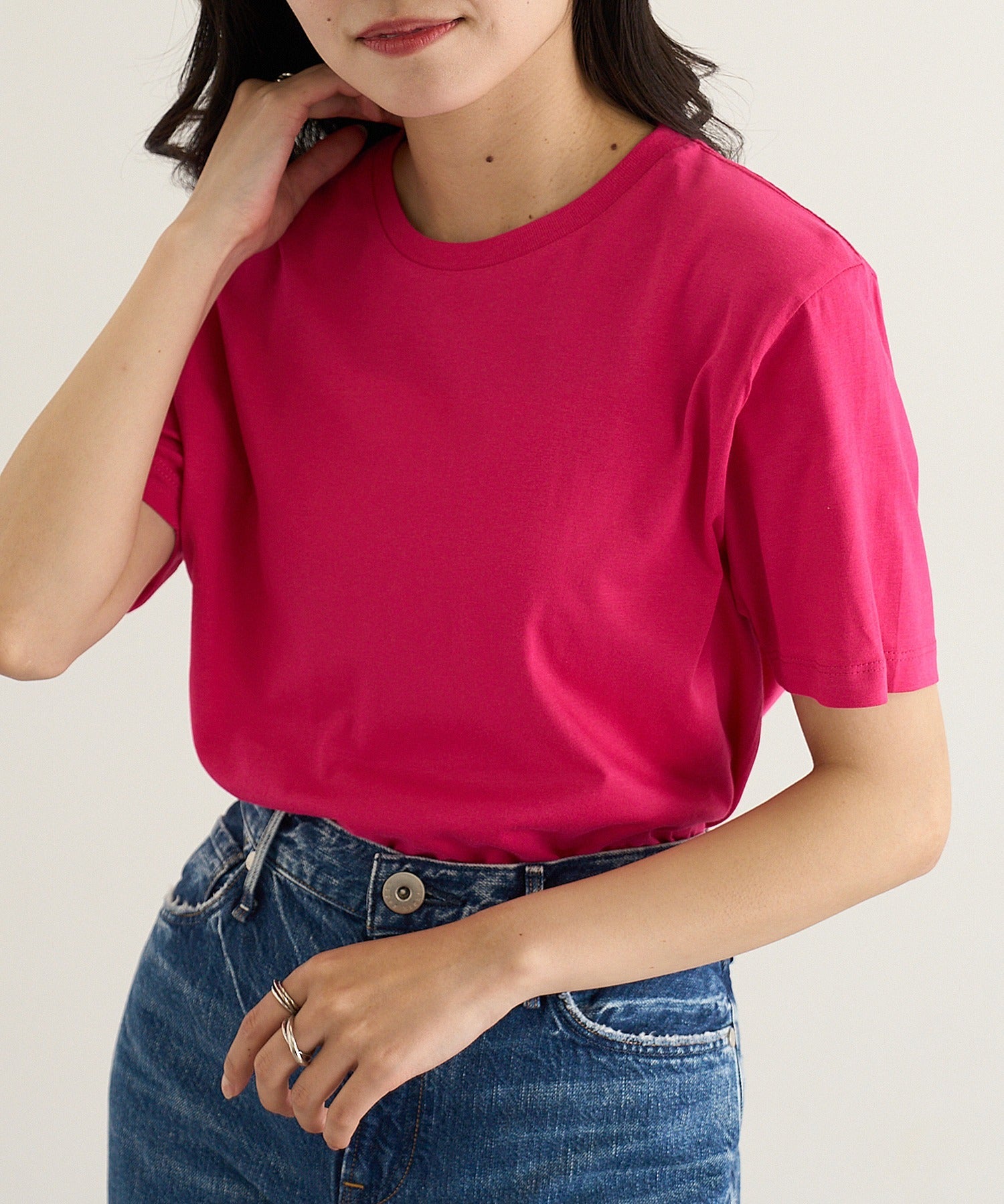 セットアップセブン SETUP7 【TRUSS】ベーシックスタイル Tシャツ TRS-700 （ピンク） ピンク
