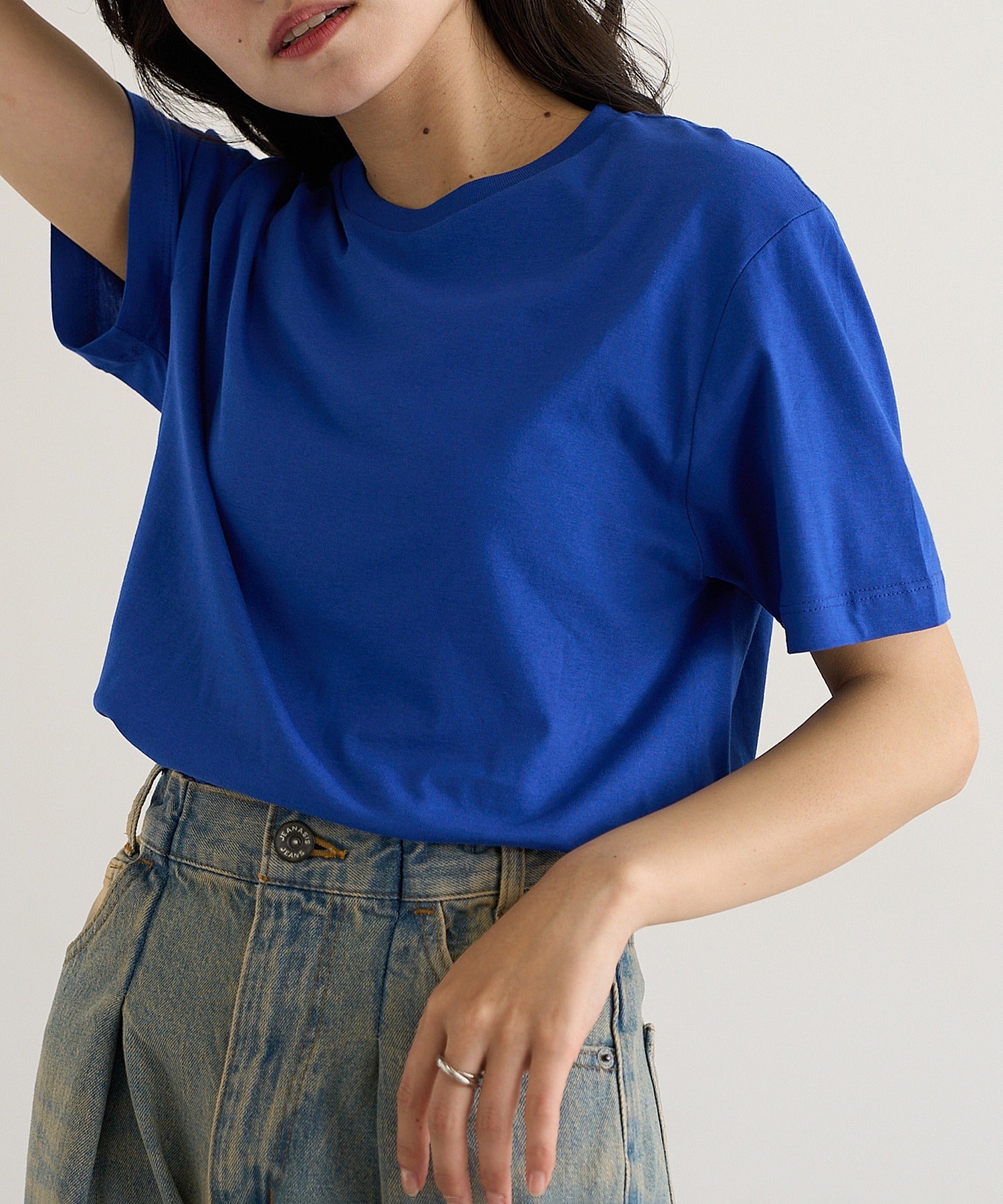 セットアップセブン SETUP7 【TRUSS】ベーシックスタイル Tシャツ TRS-700 （ブルー） ブルー