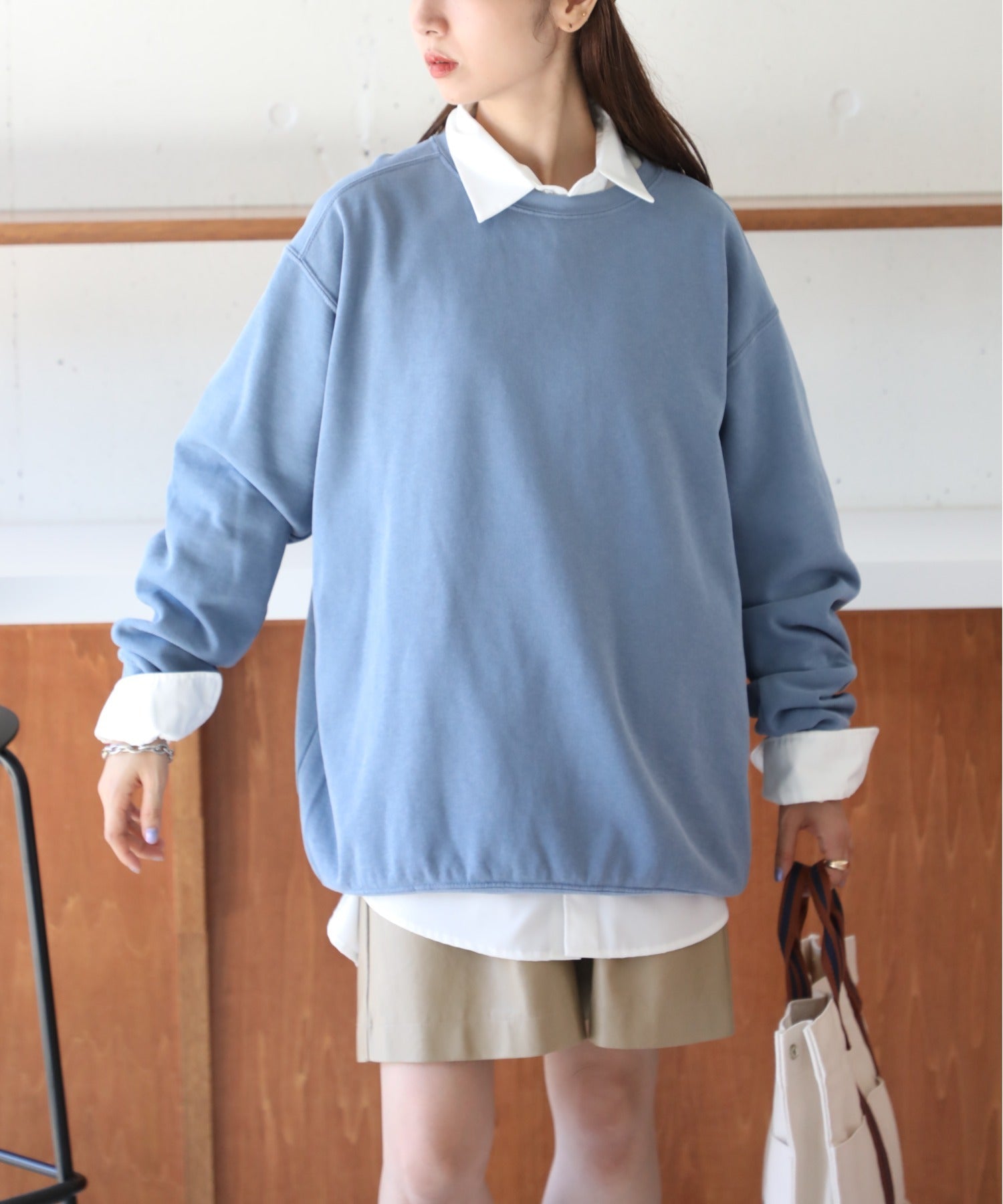 セットアップセブン SETUP7 【COMFORT COLORS】9.5オンスガーメントダイスウェット CC1566 MURS （ブルー） ブルー