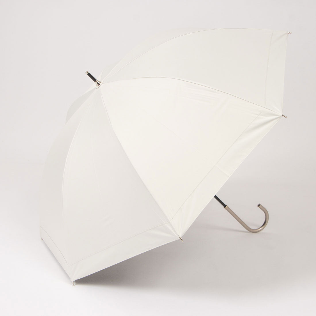 セットアップセブン SETUP7 PUリムボーダーショート UVカット 晴雨兼用傘 23429 CLIR （オフホワイト） オフホワイト