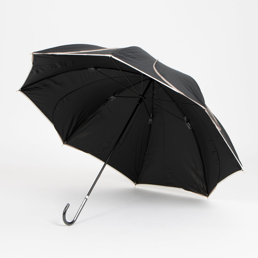 セットアップセブン SETUP7 晴雨兼用長傘55cmフラワーフォルム 39610 MYJ （ブラック） ブラック