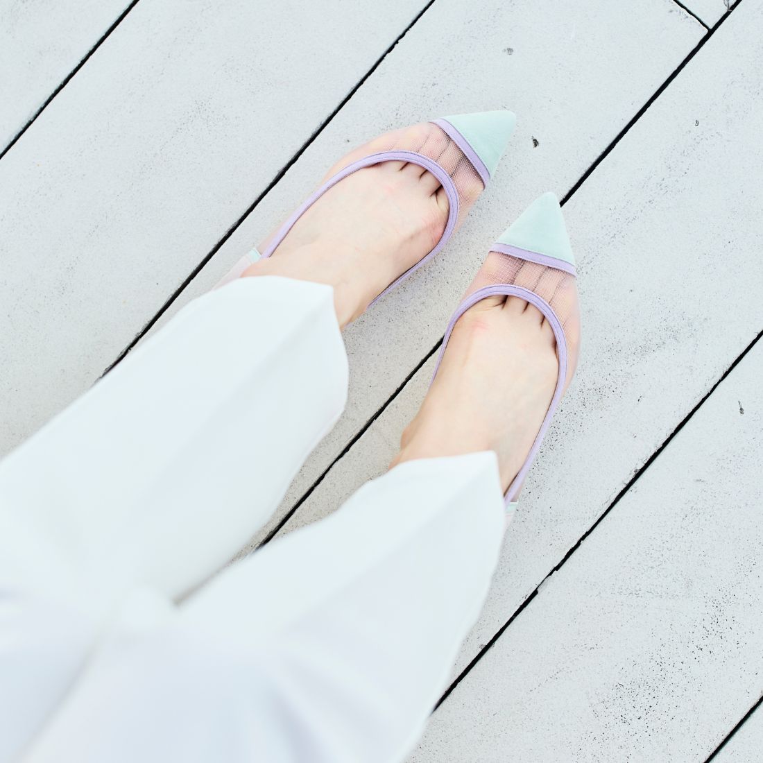 セヴン トゥエルヴ サーティ SEVEN TWELVE THIRTY LovelyWalkプラス チュールコンビパンプス （マルチ） マルチ