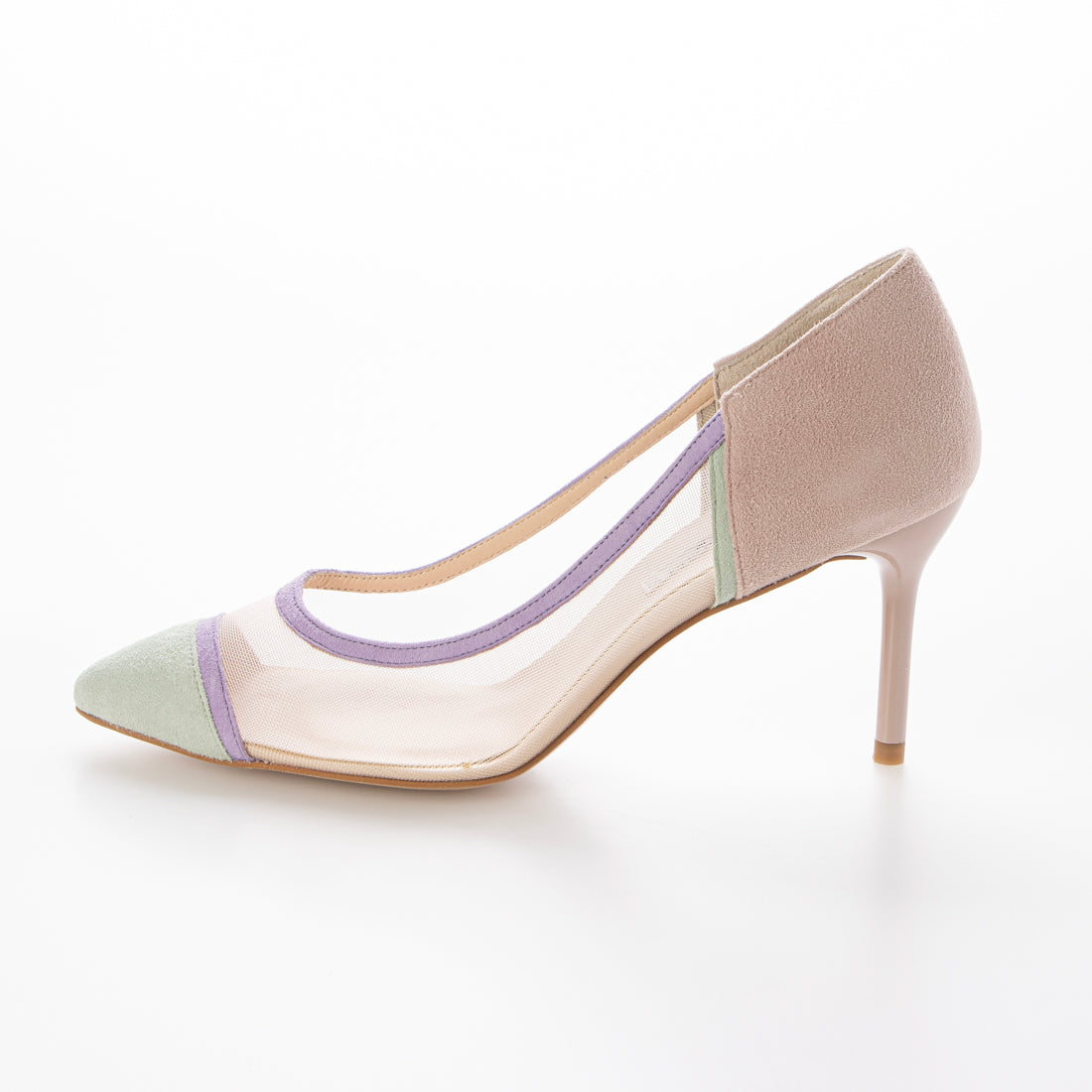 セヴン トゥエルヴ サーティ SEVEN TWELVE THIRTY LovelyWalkプラス チュールコンビパンプス （マルチ） マルチ
