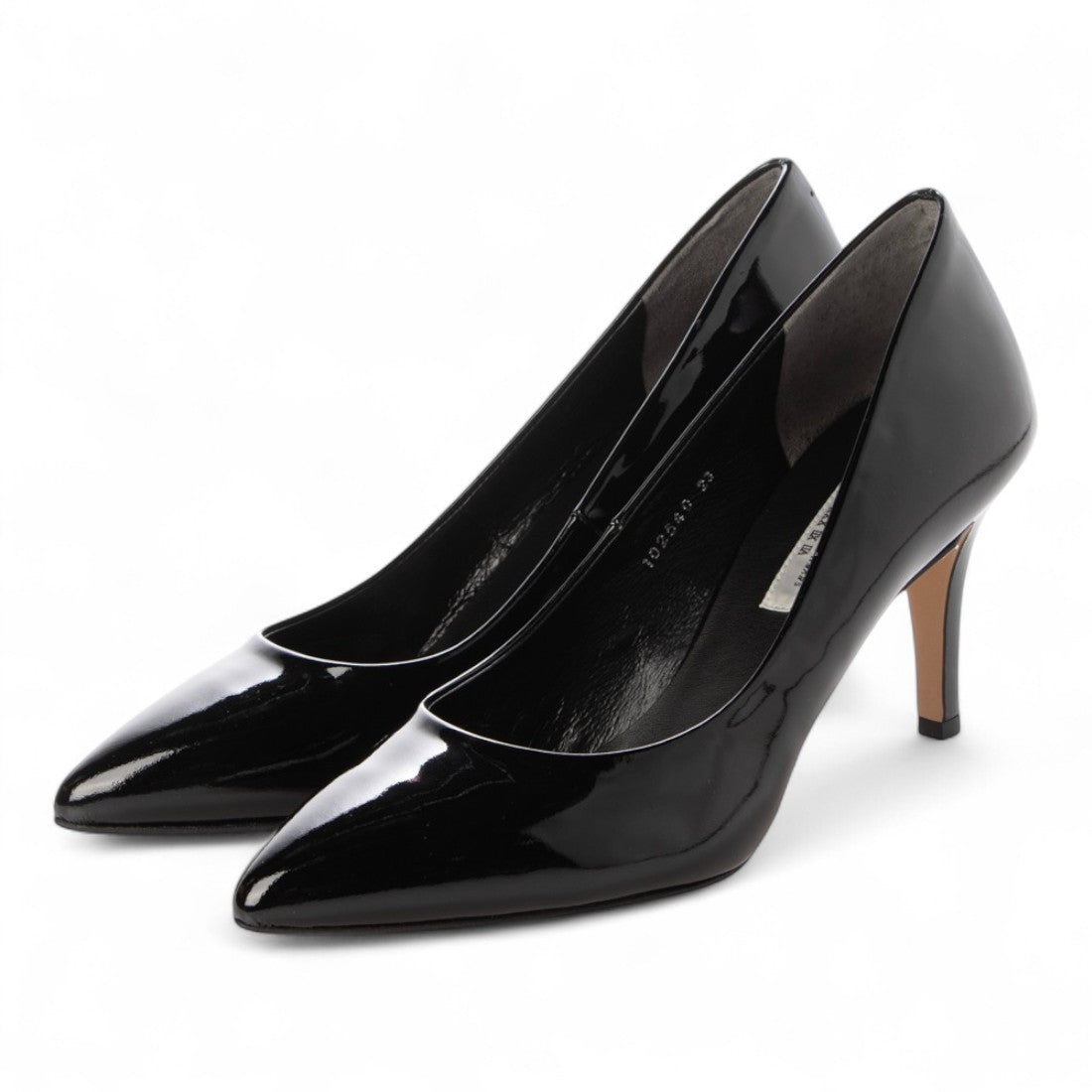 セヴン トゥエルヴ サーティ SEVEN TWELVE THIRTY LovelyWalkプラス ポインテッドパンプス （ブラックエナメル） ブラックエナメル