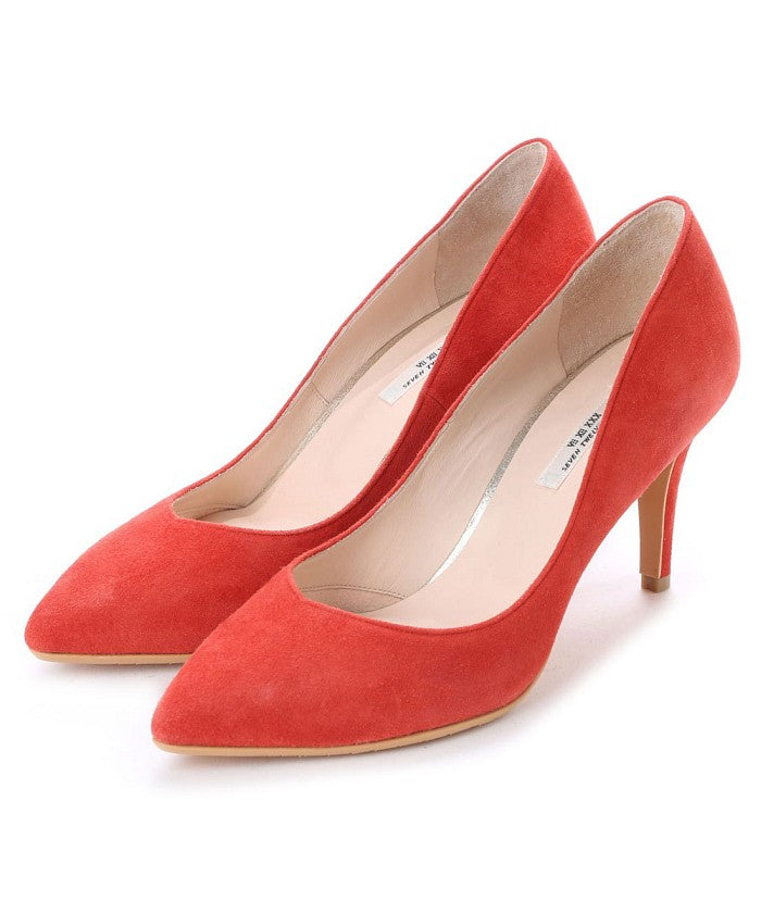 セヴン トゥエルヴ サーティ SEVEN TWELVE THIRTY LovelyWalk レイン対応・本革パンプス,レッドスエード