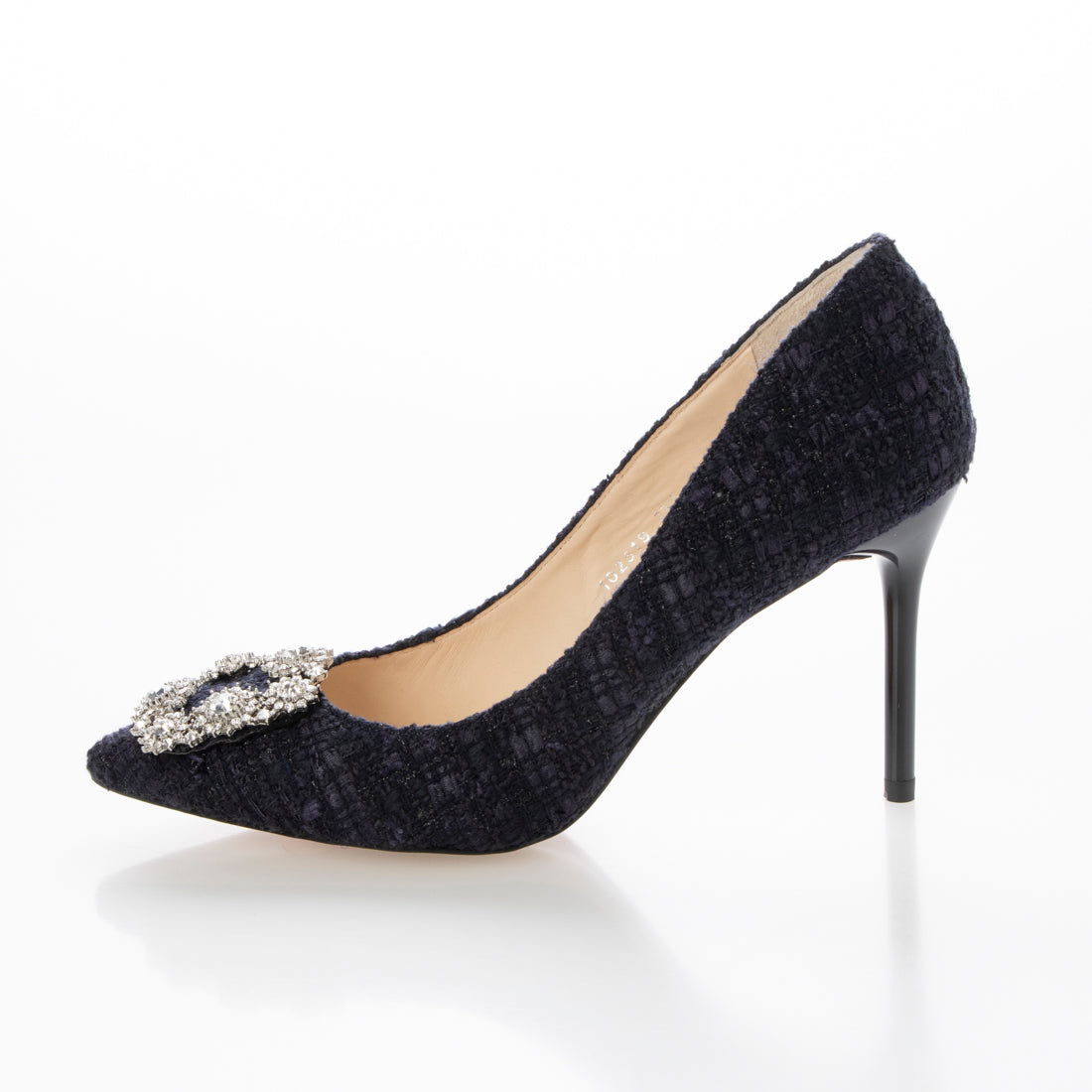 SEVEN TWELVE THIRTY Stiletto heel jewel buckle pumps