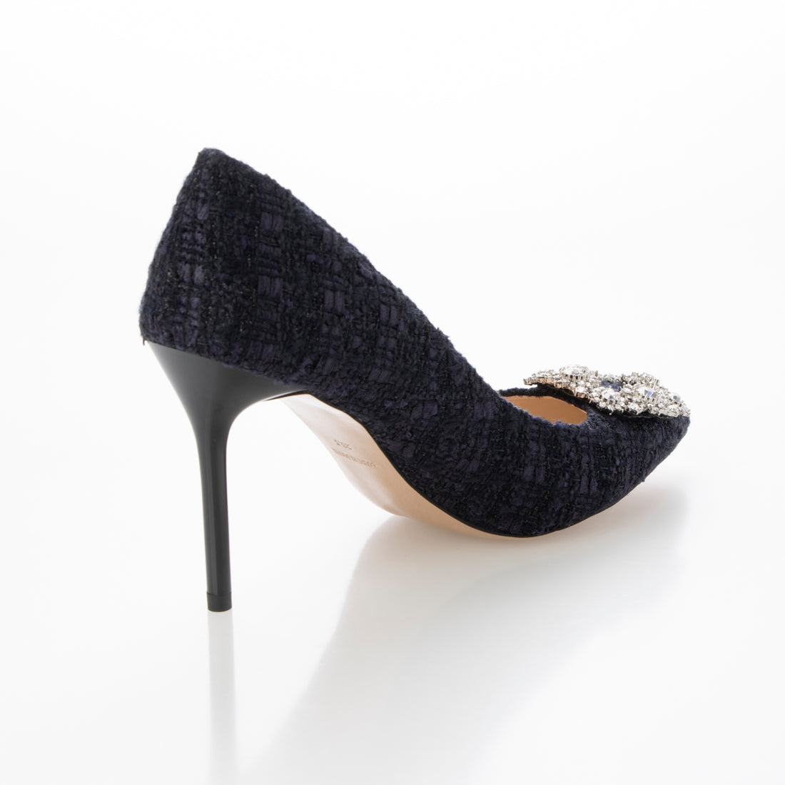 SEVEN TWELVE THIRTY Stiletto heel jewel buckle pumps