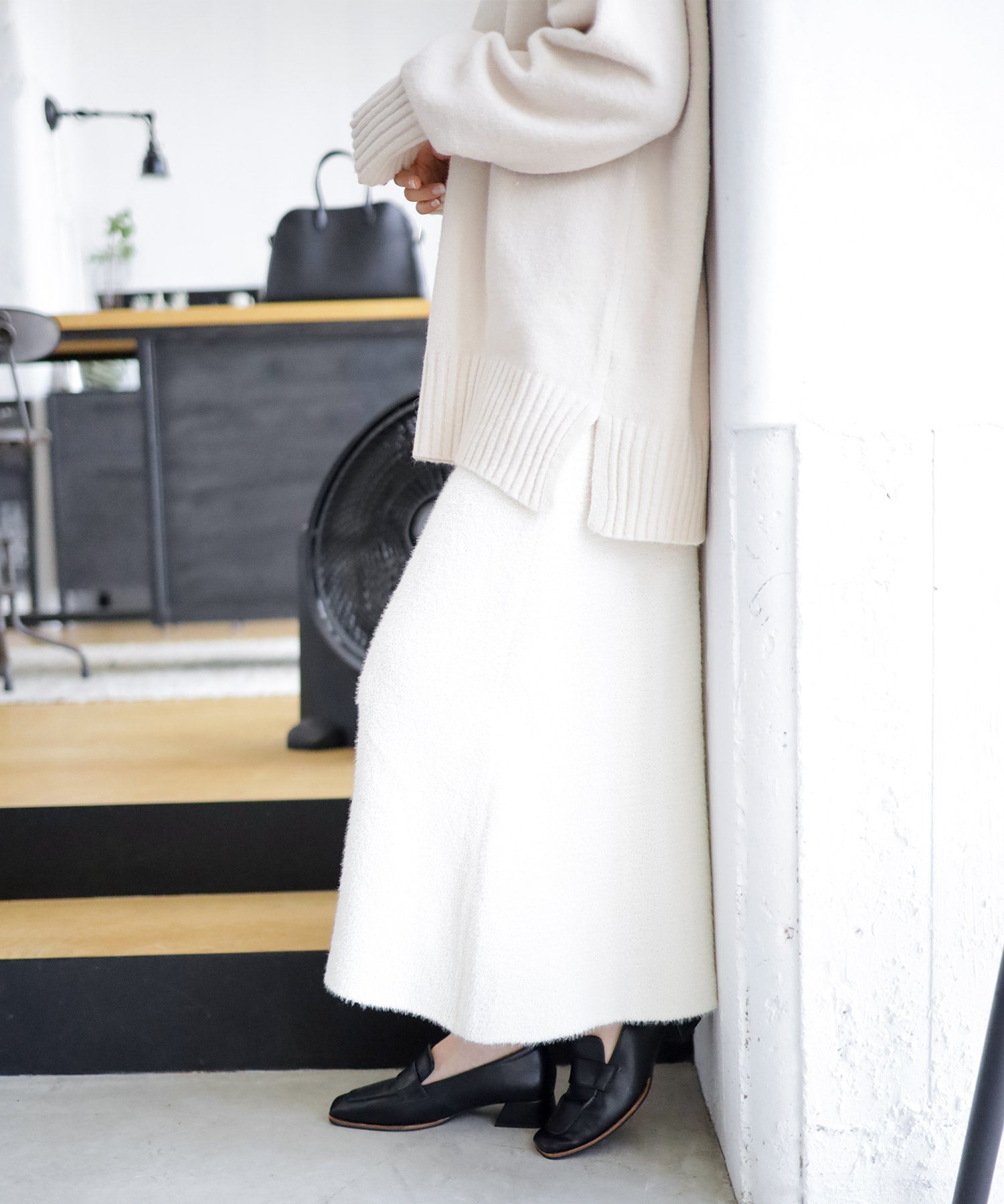 SESTO Slim Square Low Heel Loafer Pumps /r