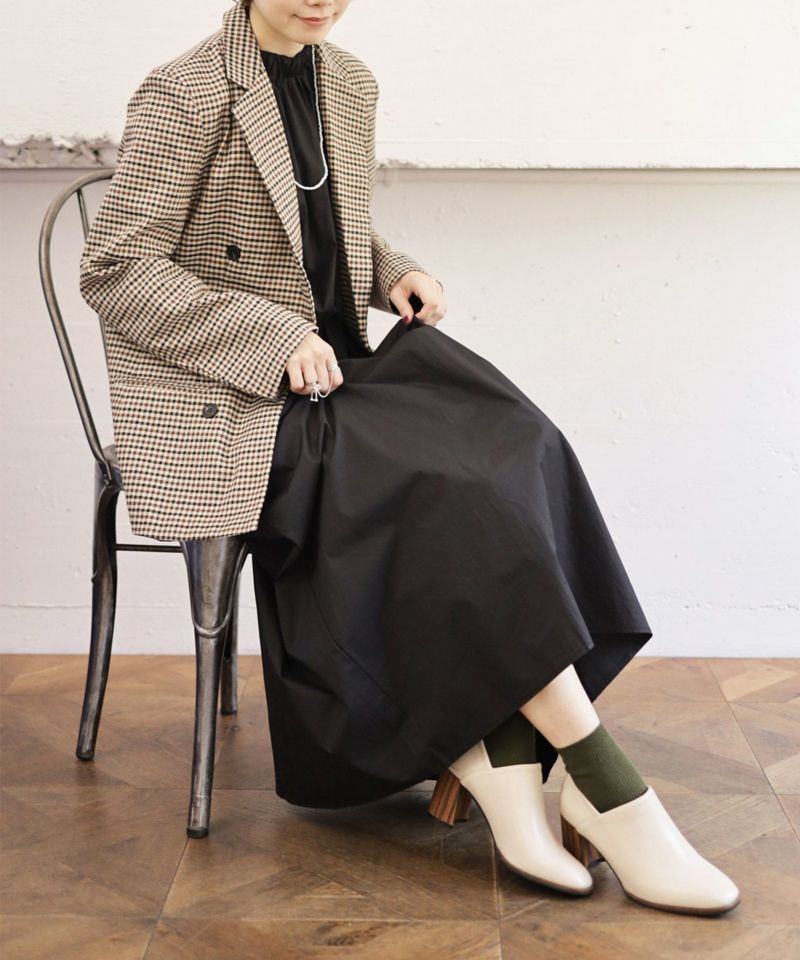 SESTO Wood Heel Booties