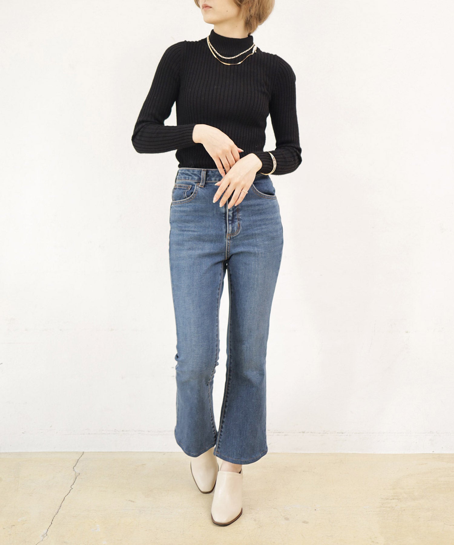 SESTO Wood Heel Booties