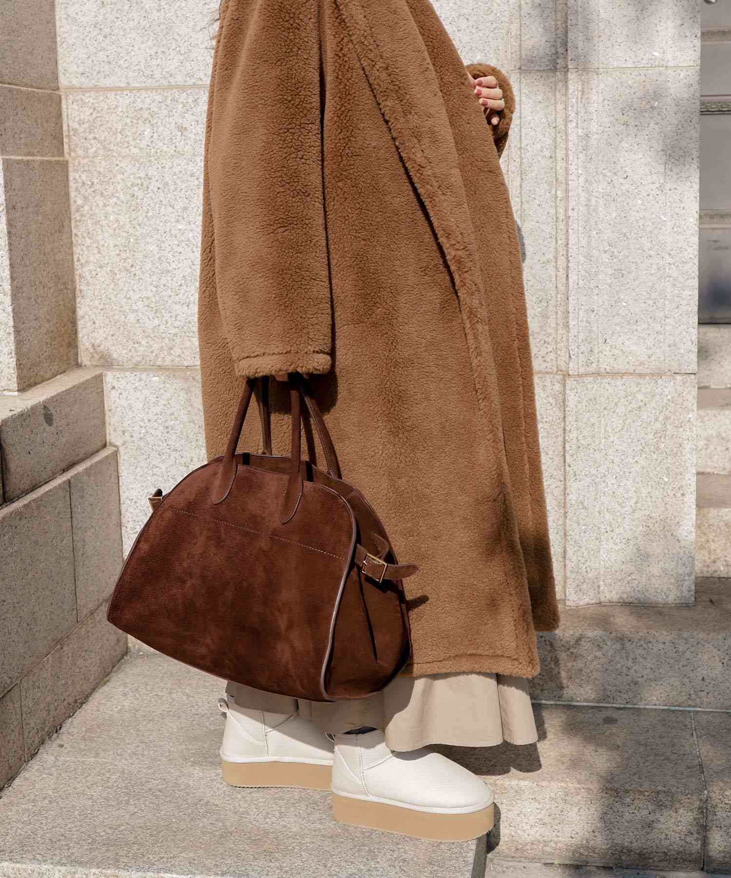 セスト SESTO 軽量厚底ムートンブーツ