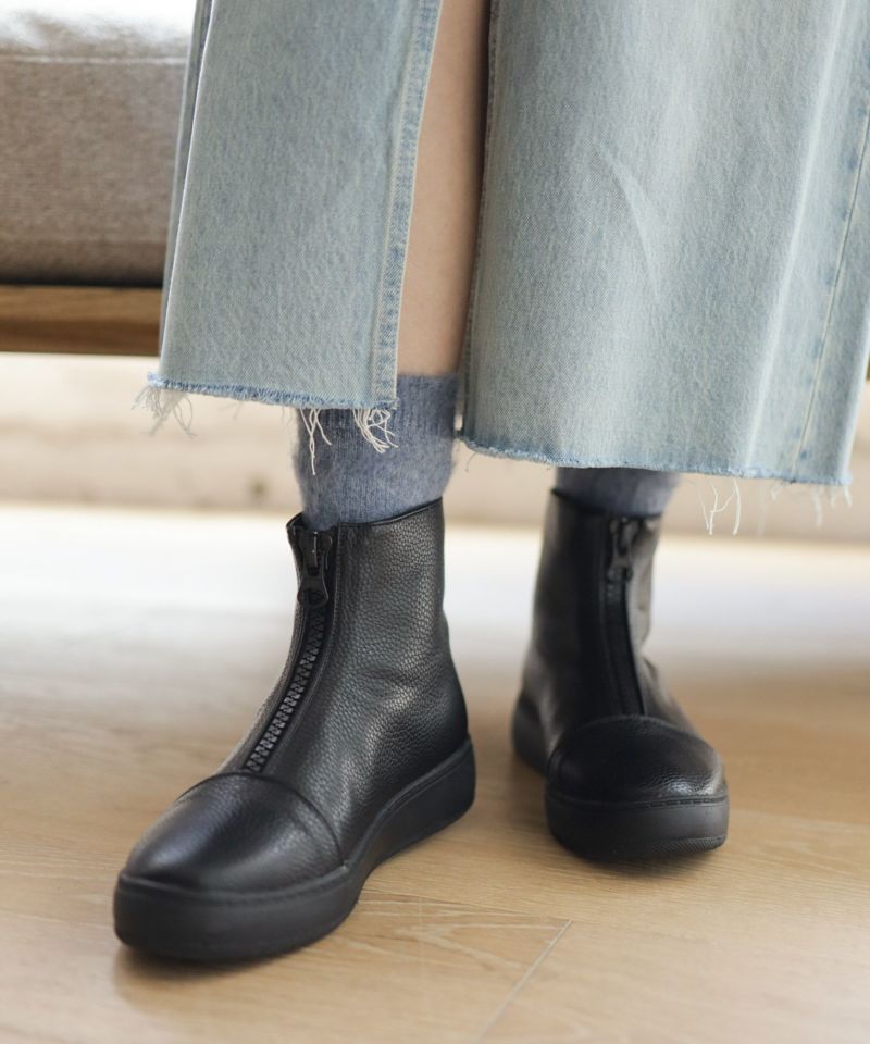 SESTO Center Zip Thick Sole Sneaker Boots