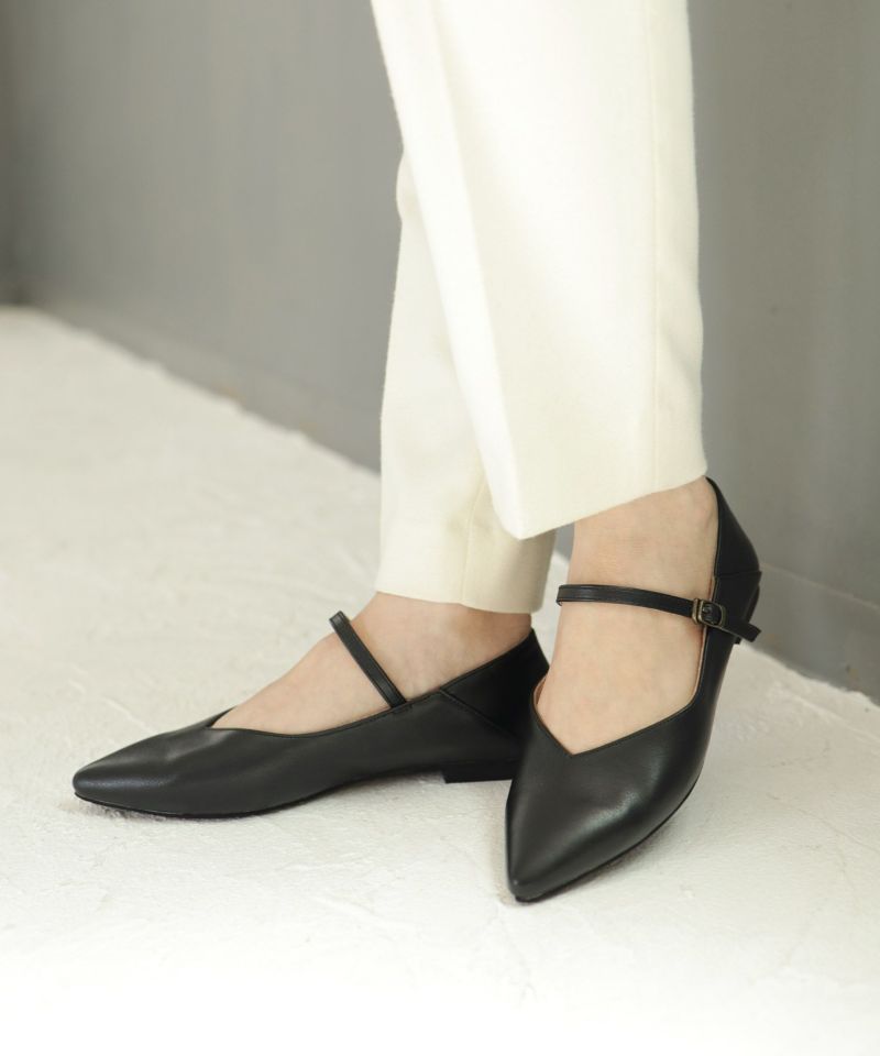 SESTO 2Way Pointed Toe Mary Jane Pumps with Heel Support