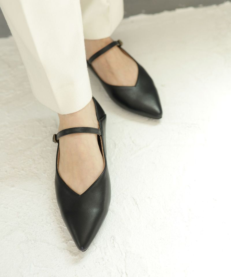 SESTO 2Way Pointed Toe Mary Jane Pumps with Heel Support