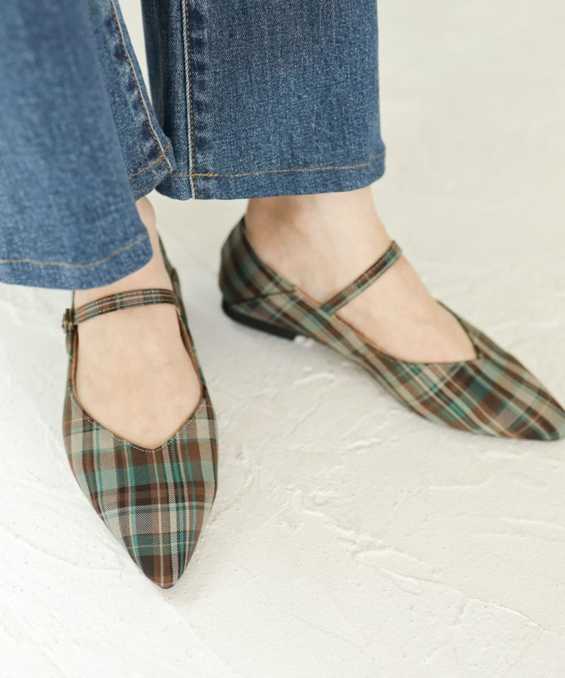 SESTO 2Way Pointed Toe Mary Jane Pumps with Heel Support