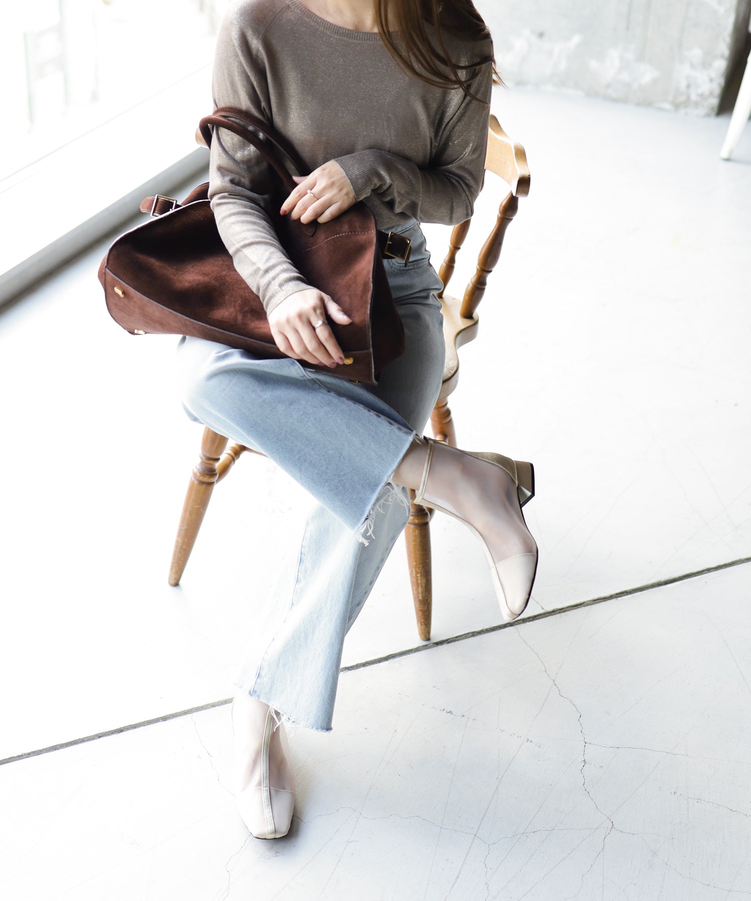 SESTO Sheer Short Boots