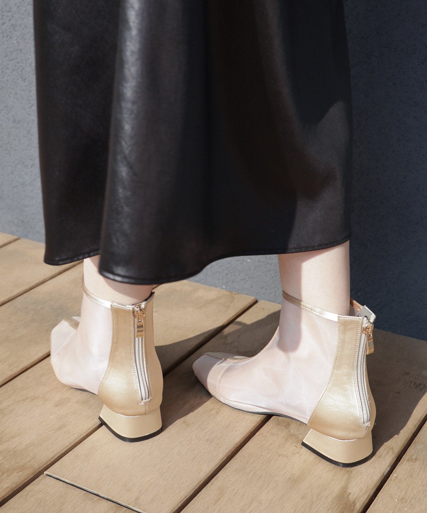 SESTO Sheer Short Boots