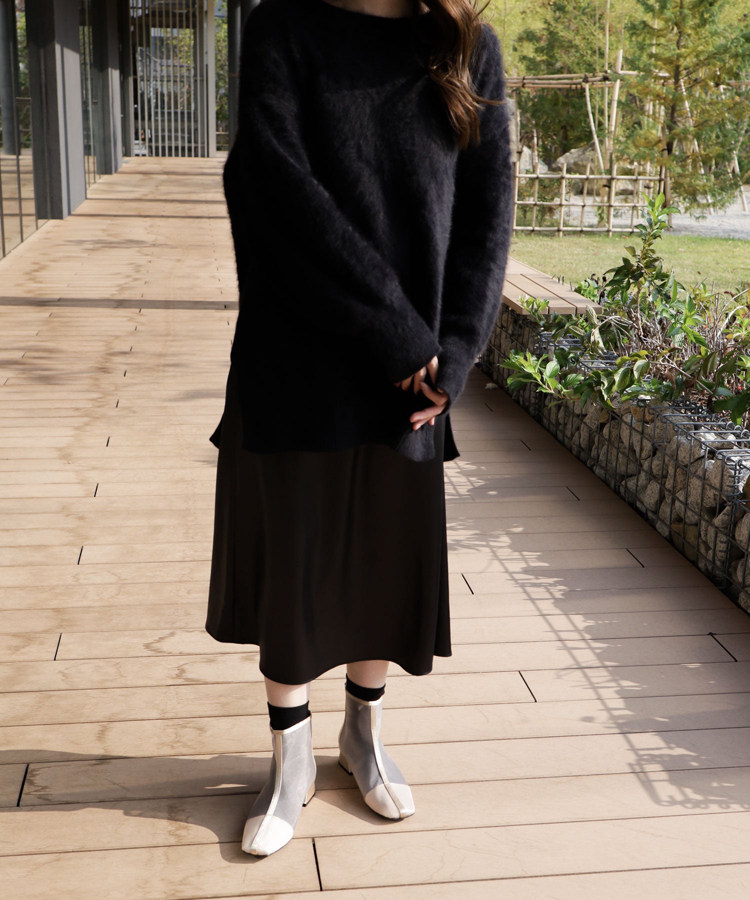 SESTO Sheer Short Boots