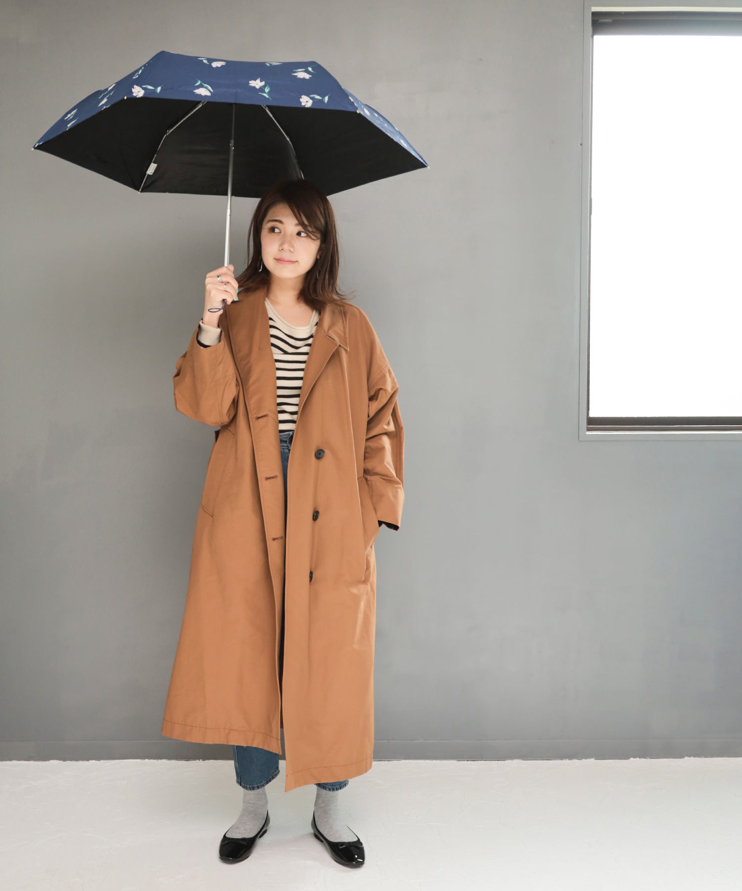 セスト SESTO 生活防水！晴雨兼用バレエシューズ