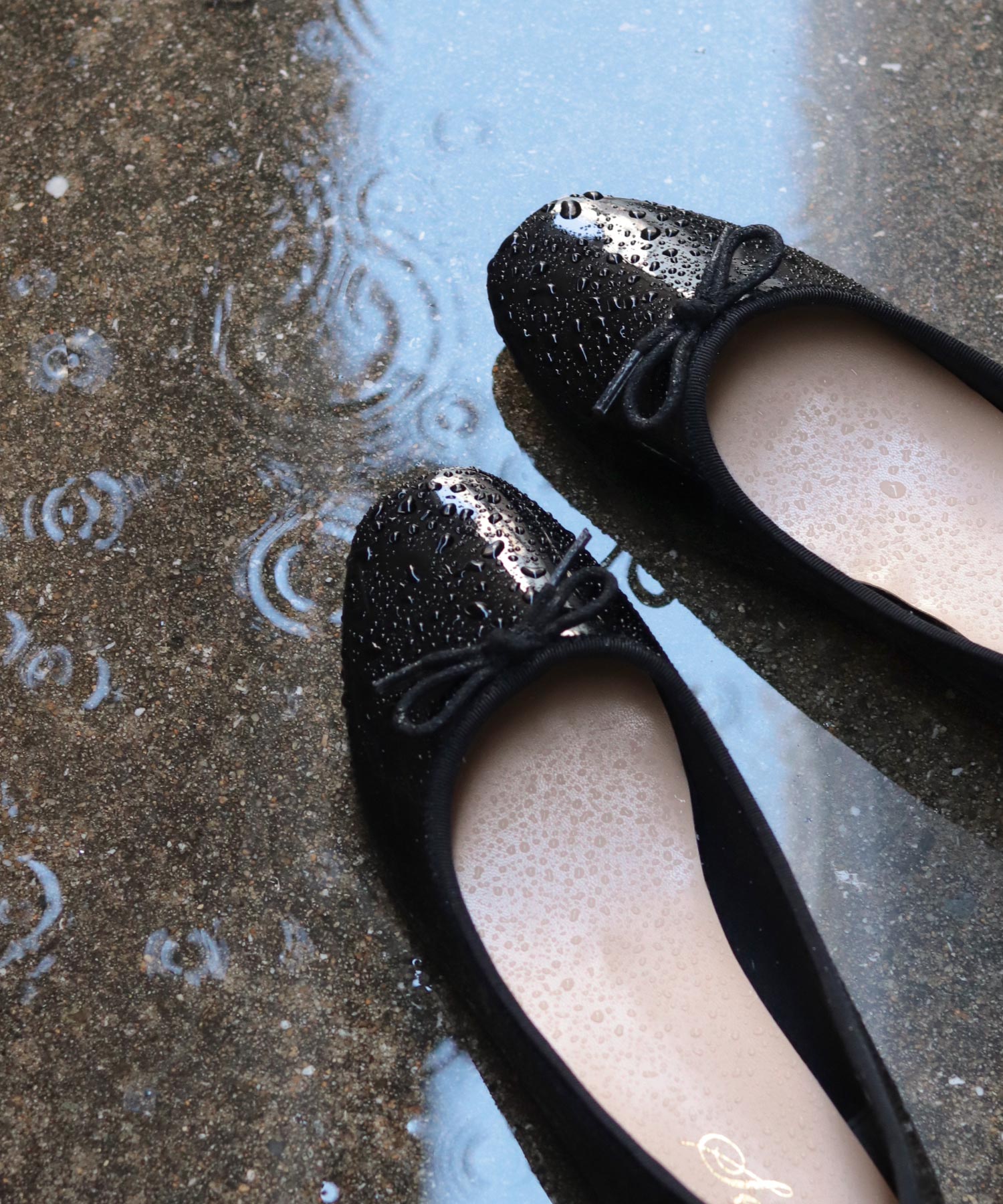 セスト SESTO 生活防水！晴雨兼用バレエシューズ