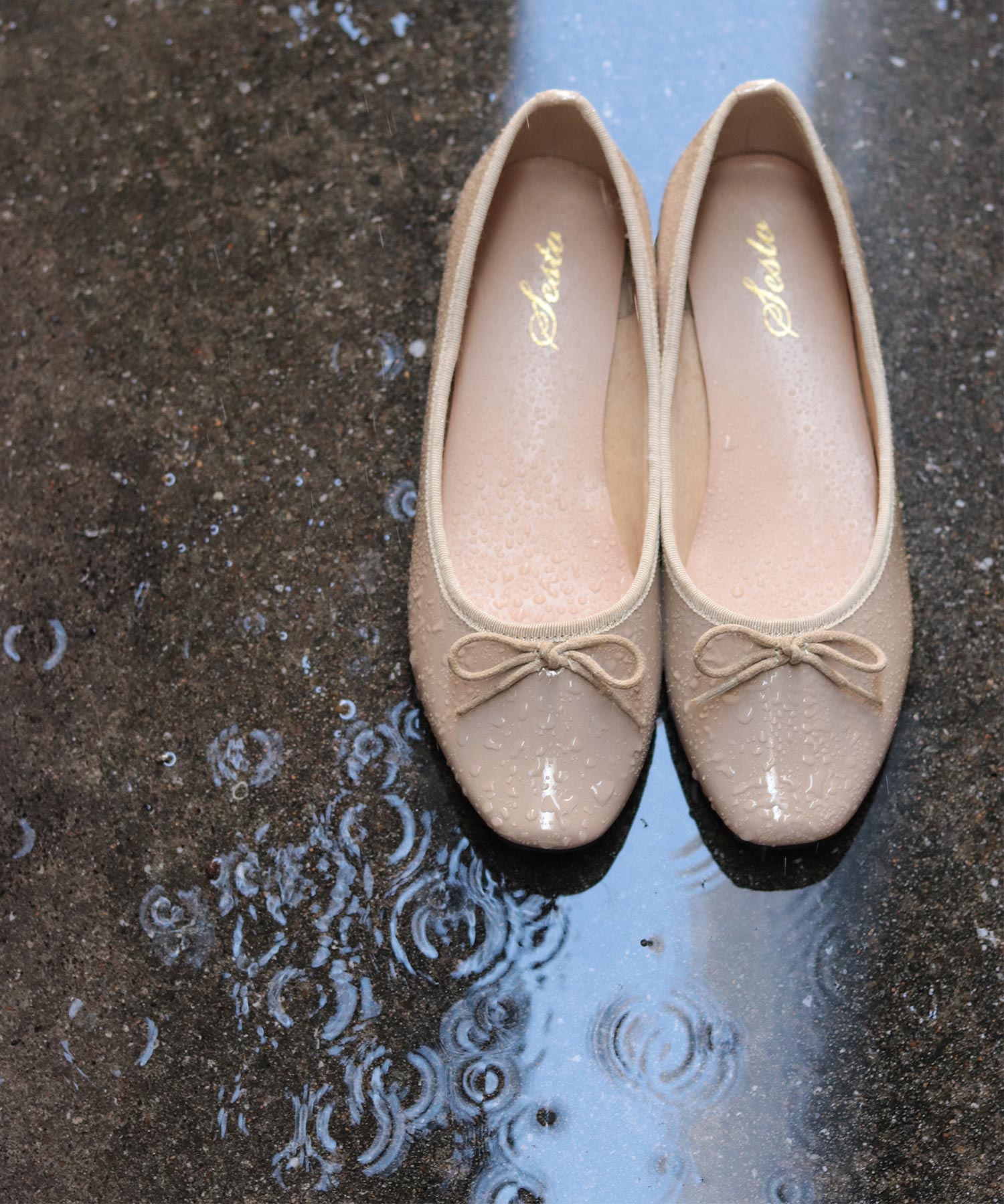 セスト SESTO 生活防水！晴雨兼用バレエシューズ
