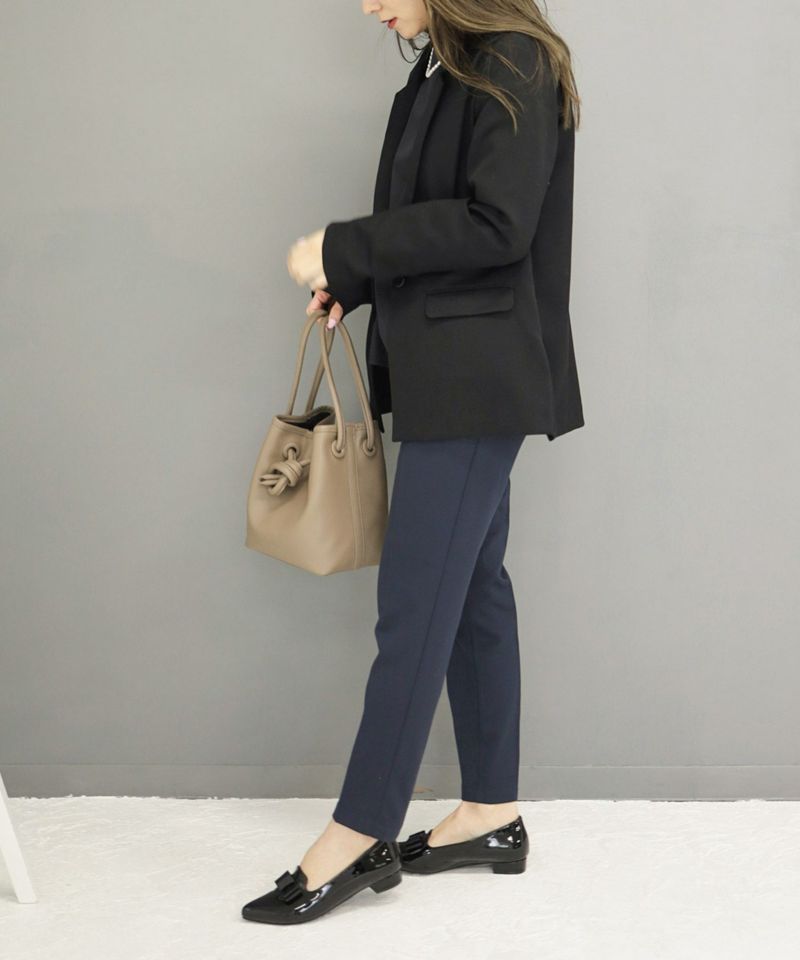 SESTO Pointed Toe Low Heel Ribbon Loafer Pumps