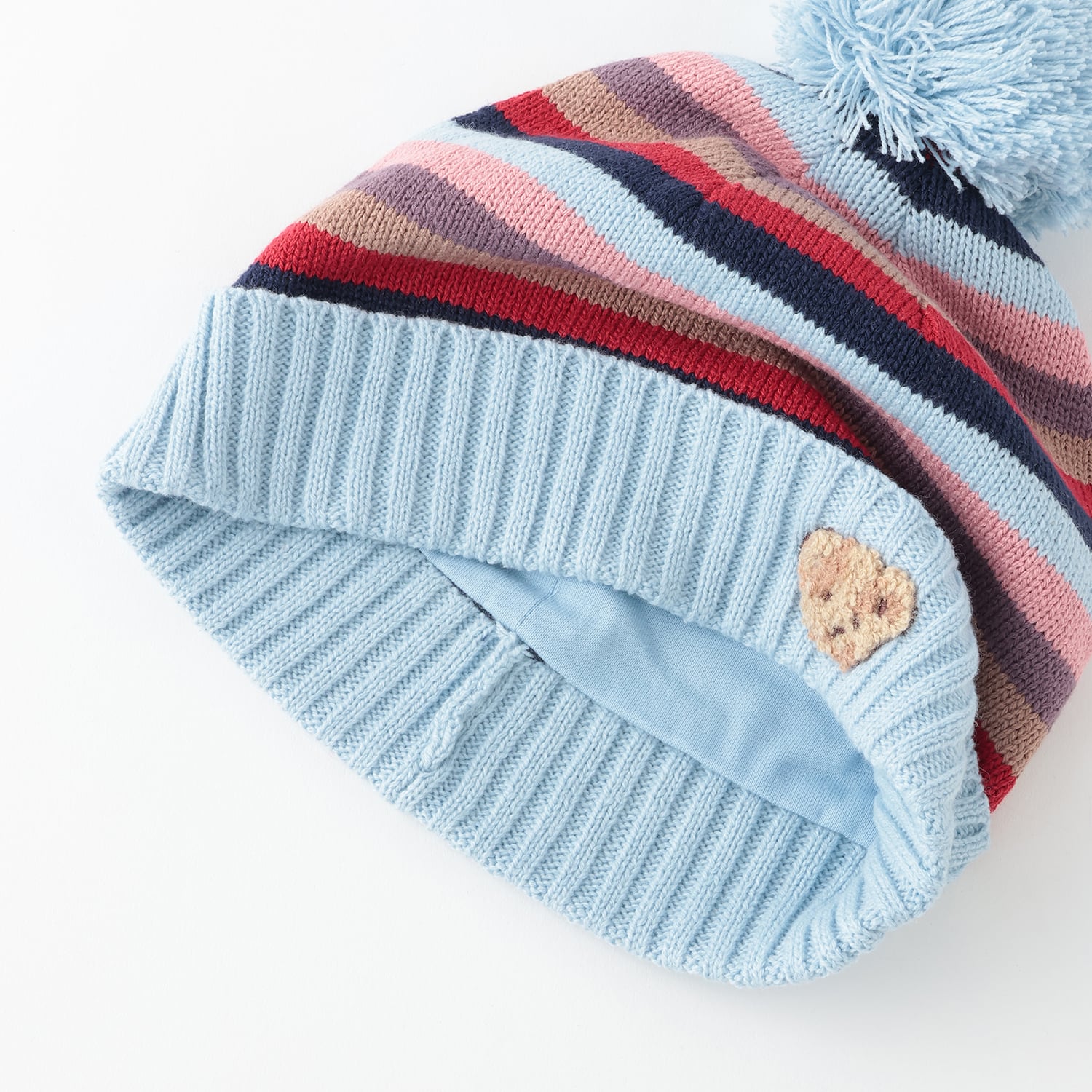 センス オブ ワンダー sense of wonder マルチボーダーニット帽 （赤） 赤