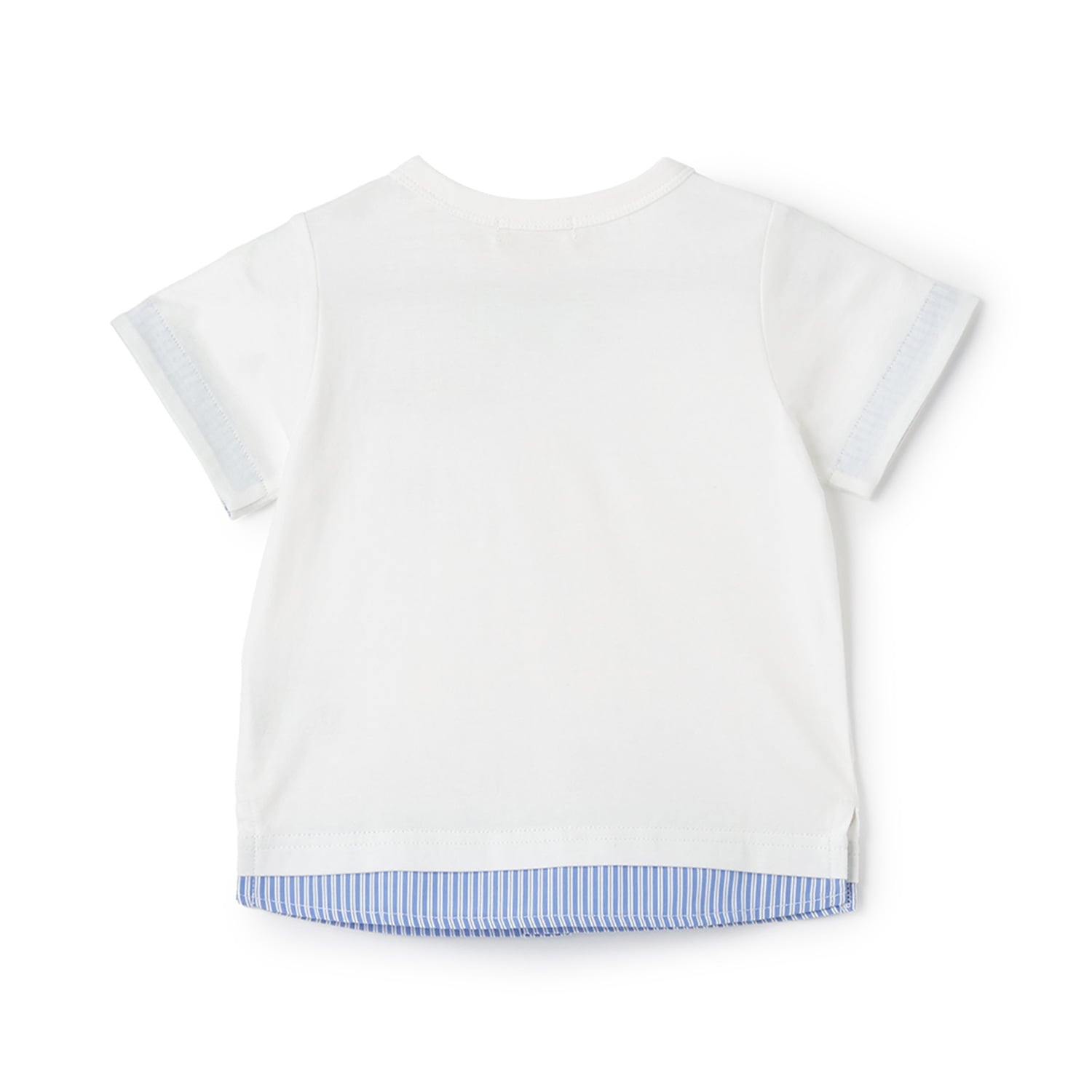 センス オブ ワンダー sense of wonder 接触冷感シャツレイヤード風半袖Tシャツ （紺） 紺