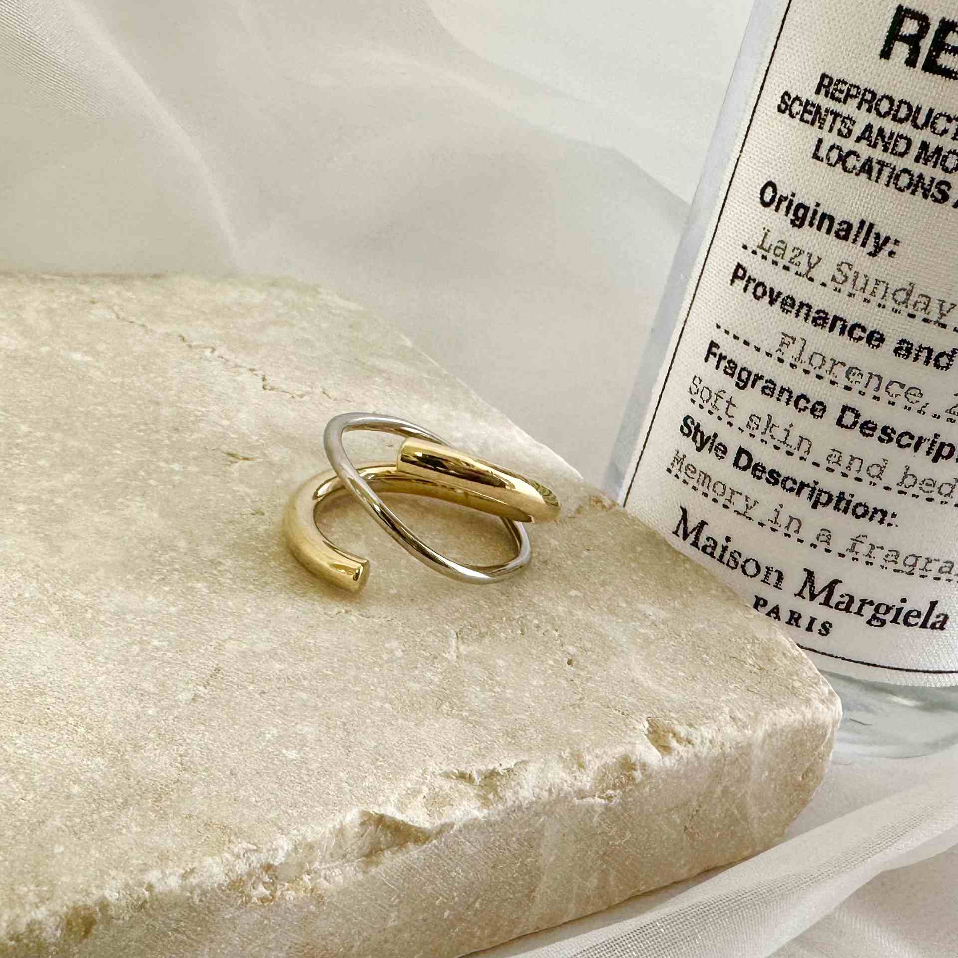 シースキー seasukii mixカラーリング （ゴールドxシルバー） ゴールドxシルバー