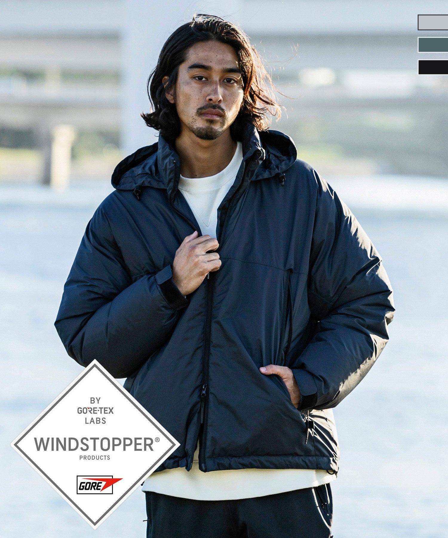 Plus Phoenix +phenix L-7 DOWN JACKET L-7 DOWN JACKET / WINDSTOPPER Product by GORE TEX LABS