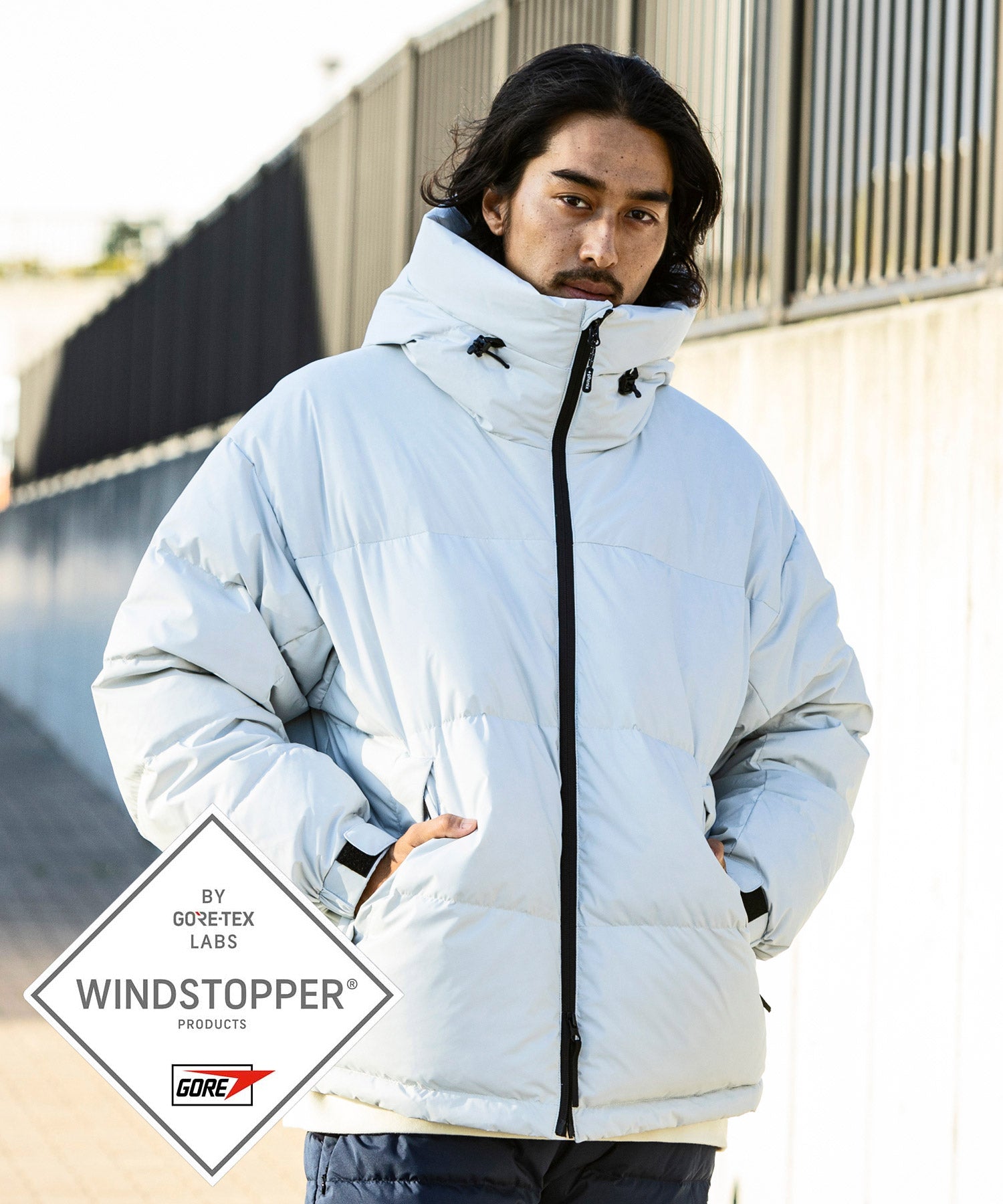 Plus Phoenix +phenix QUILTING DOWN JACKET / WINDSTOPPER product by GORE TEX LABS