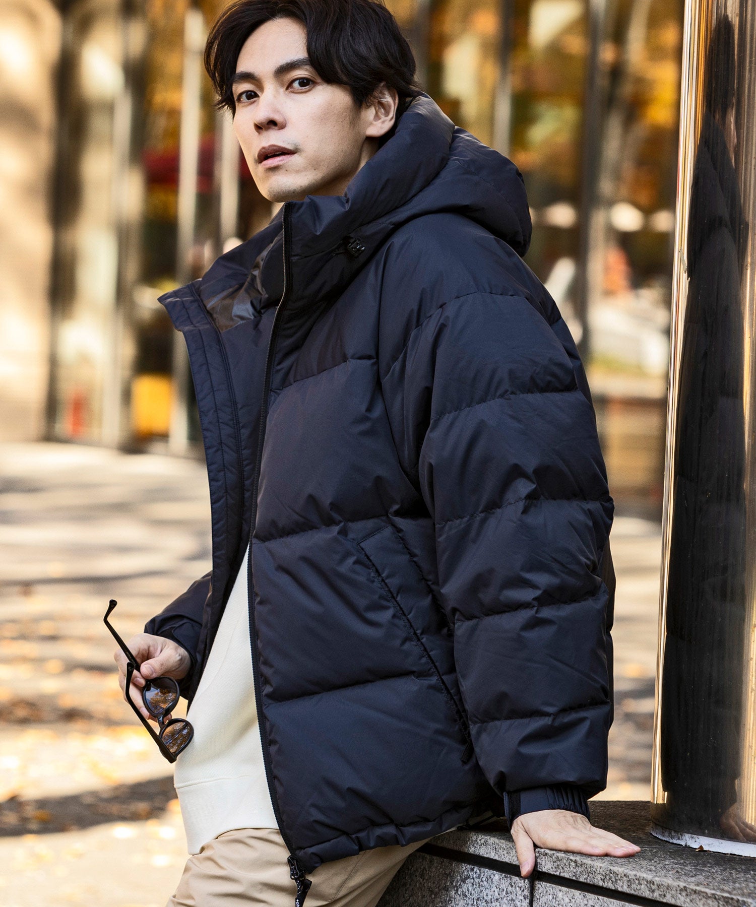 Plus Phoenix +phenix QUILTING DOWN JACKET / WINDSTOPPER product by GORE TEX LABS