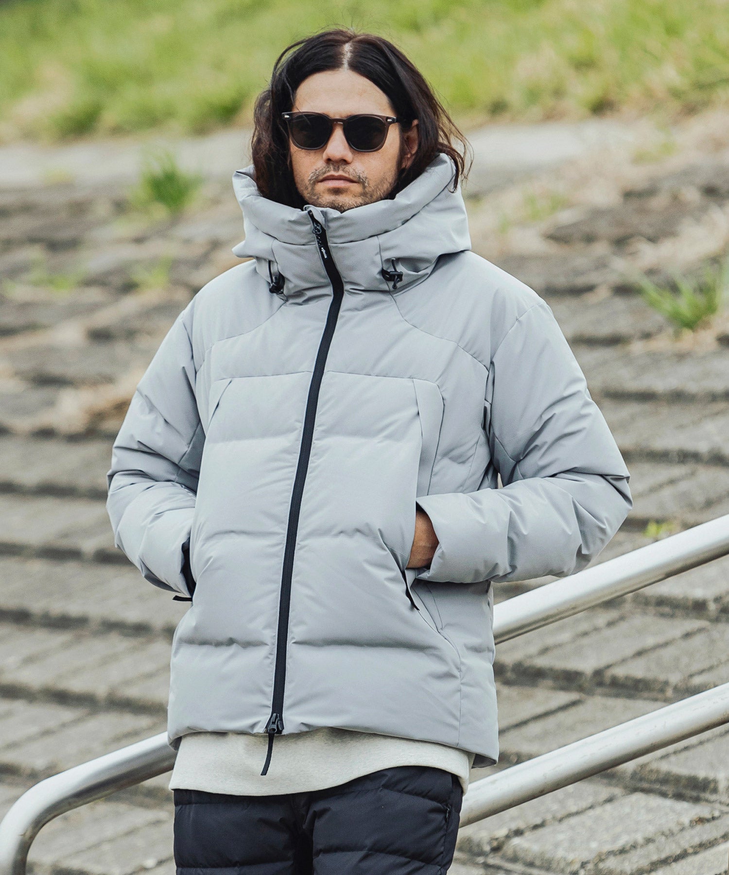 Plus Phoenix +phenix FUSED QUILTING DOWN JACKET Fused Quilting Down Jacket Windstopper / WINDSTOPPER Product by GORE TEX LABS