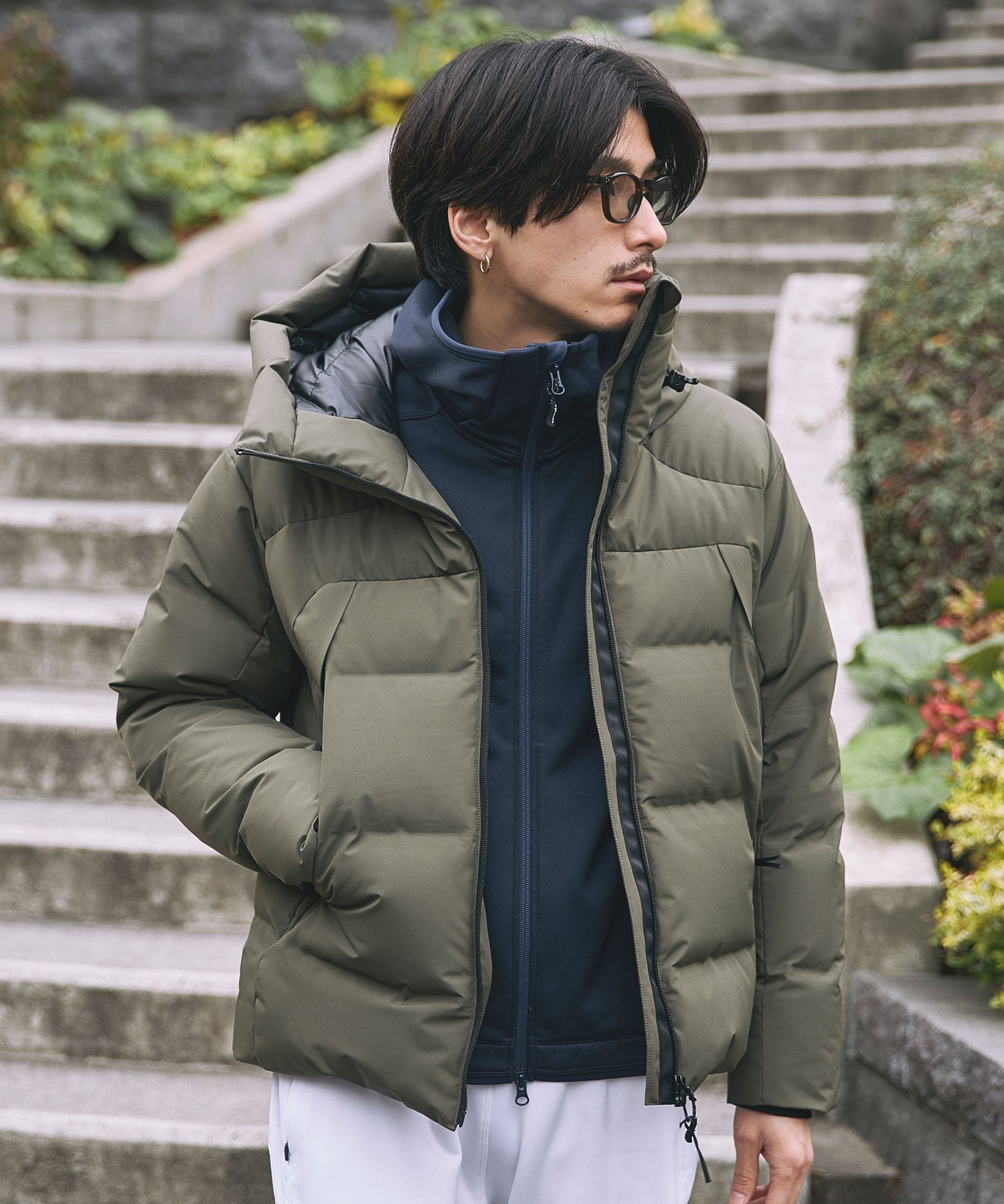 Plus Phoenix +phenix FUSED QUILTING DOWN JACKET Fused Quilting Down Jacket Windstopper / WINDSTOPPER Product by GORE TEX LABS