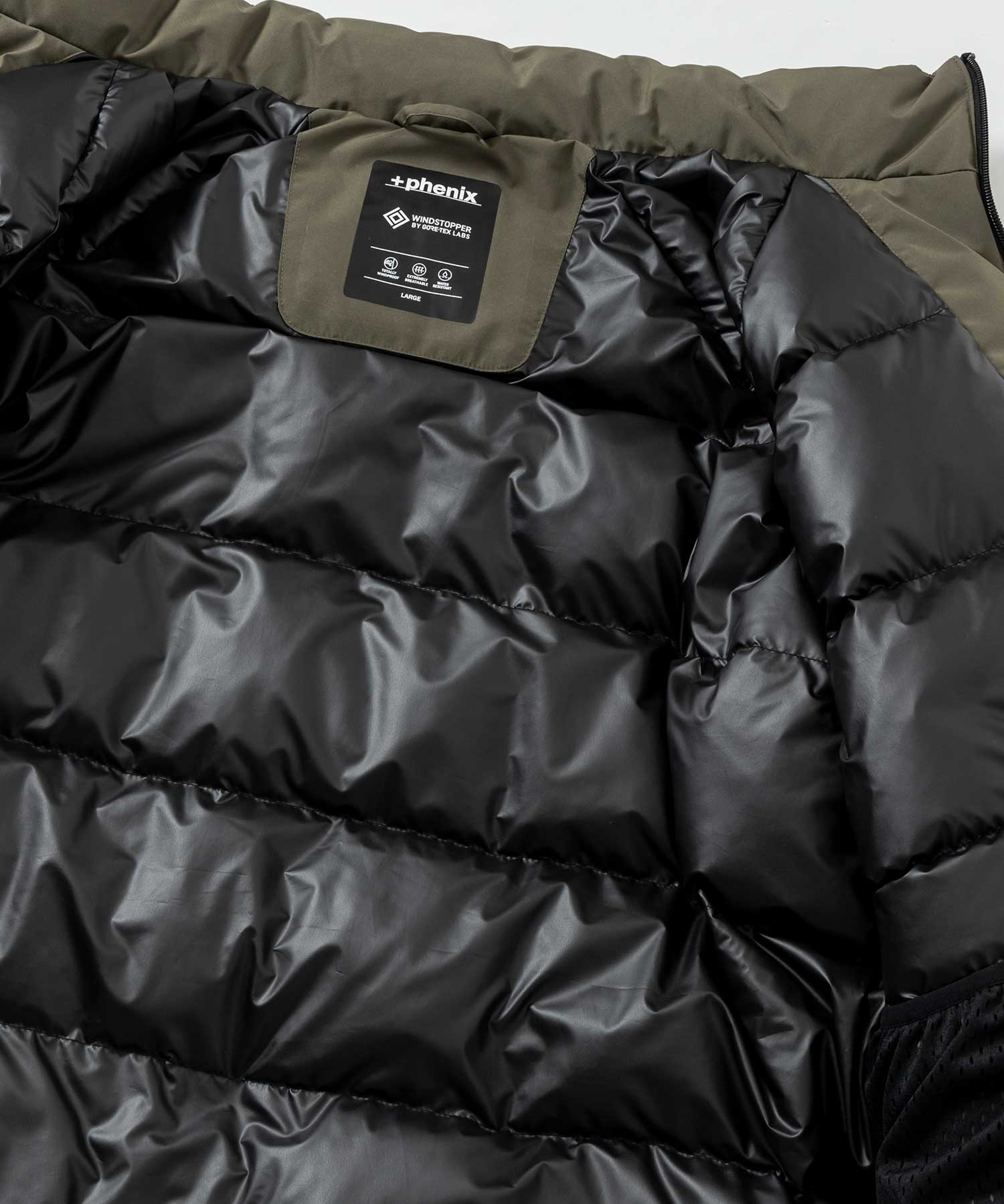 Plus Phoenix +phenix L-7 DOWN COAT Down Coat Windstopper / WINDSTOPPER Product by GORE TEX LABS