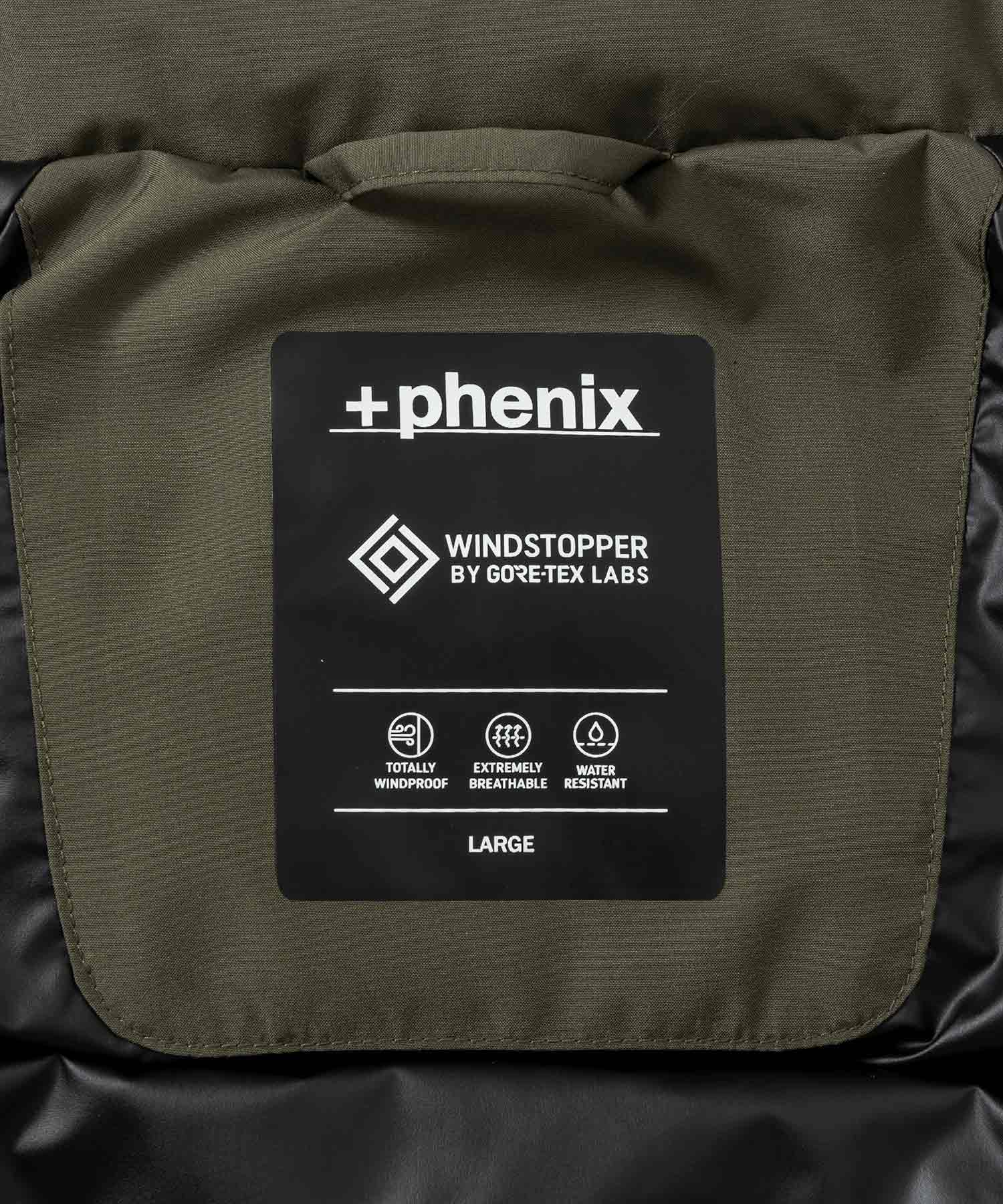 Plus Phoenix +phenix L-7 DOWN COAT Down Coat Windstopper / WINDSTOPPER Product by GORE TEX LABS