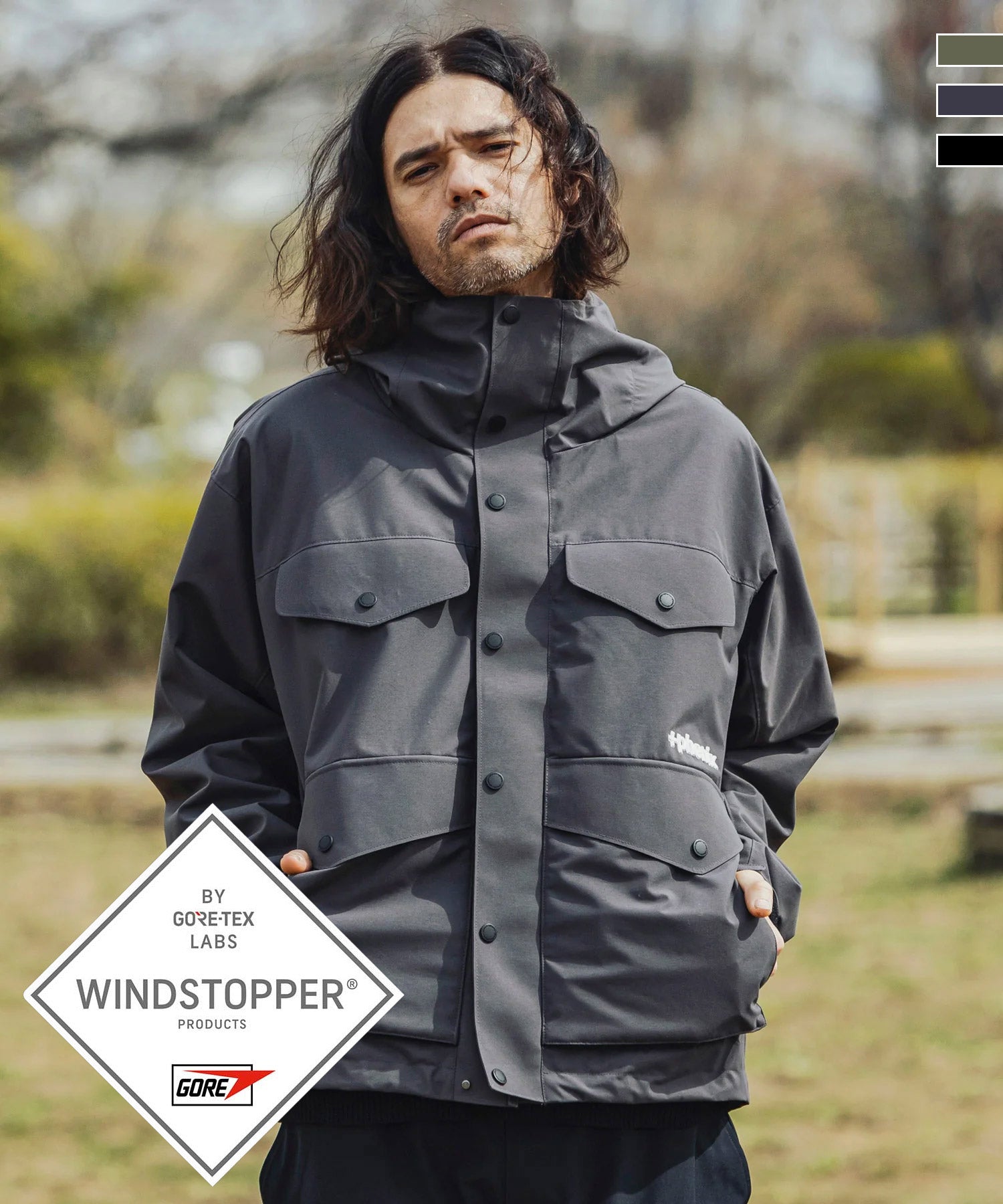 Plus Phoenix +phenix MOUNTAIN HEAVY DUTY JACKET Windstopper / WINDSTOPPER Product by GORE TEX LABS