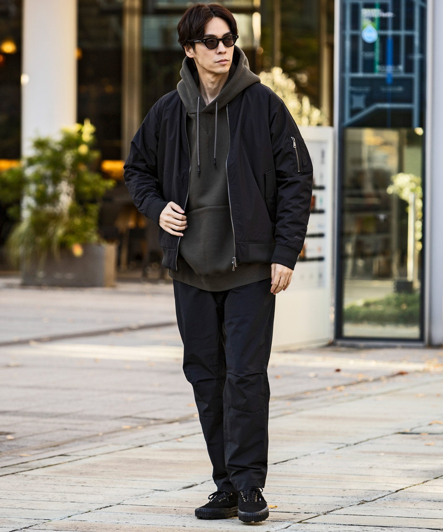 Plus Phoenix +phenix Bomber Jacket / Water Repellent Breathable