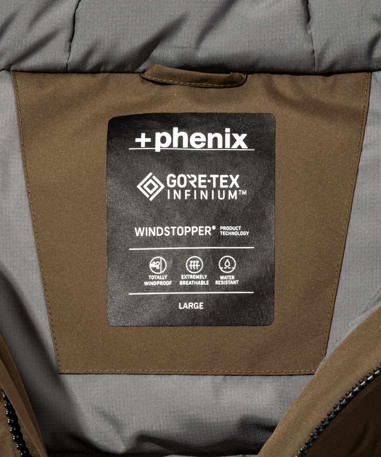 Plus Phoenix +phenix 5-Pocket Down Jacket / GORE-TEX INFINIUM / WINDSTOPPER Product by GORE TEX LABS / Gore-Tex / Down Coat